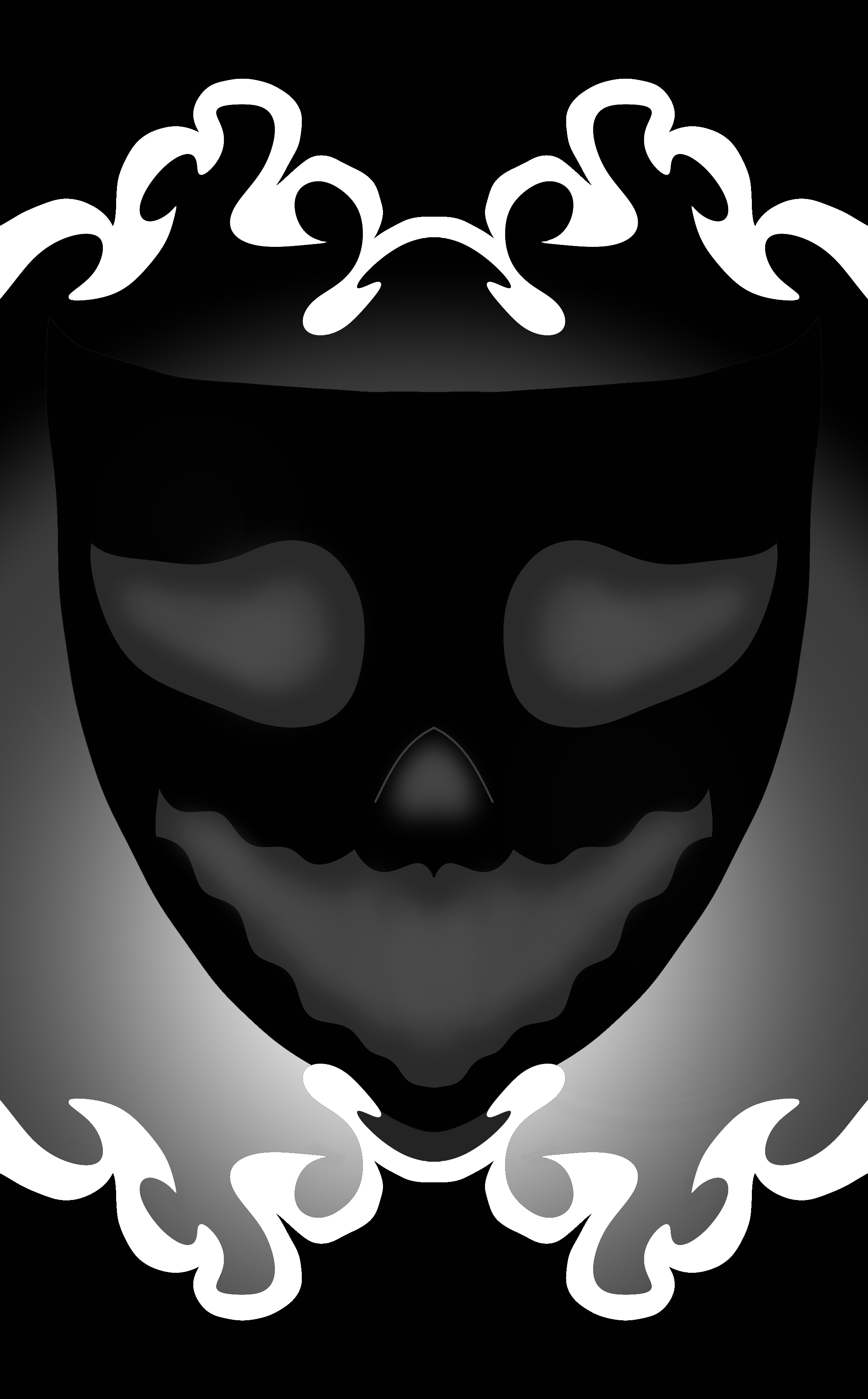 Dark Gothic Mask Art - gangster wallpaper for OpersCraft