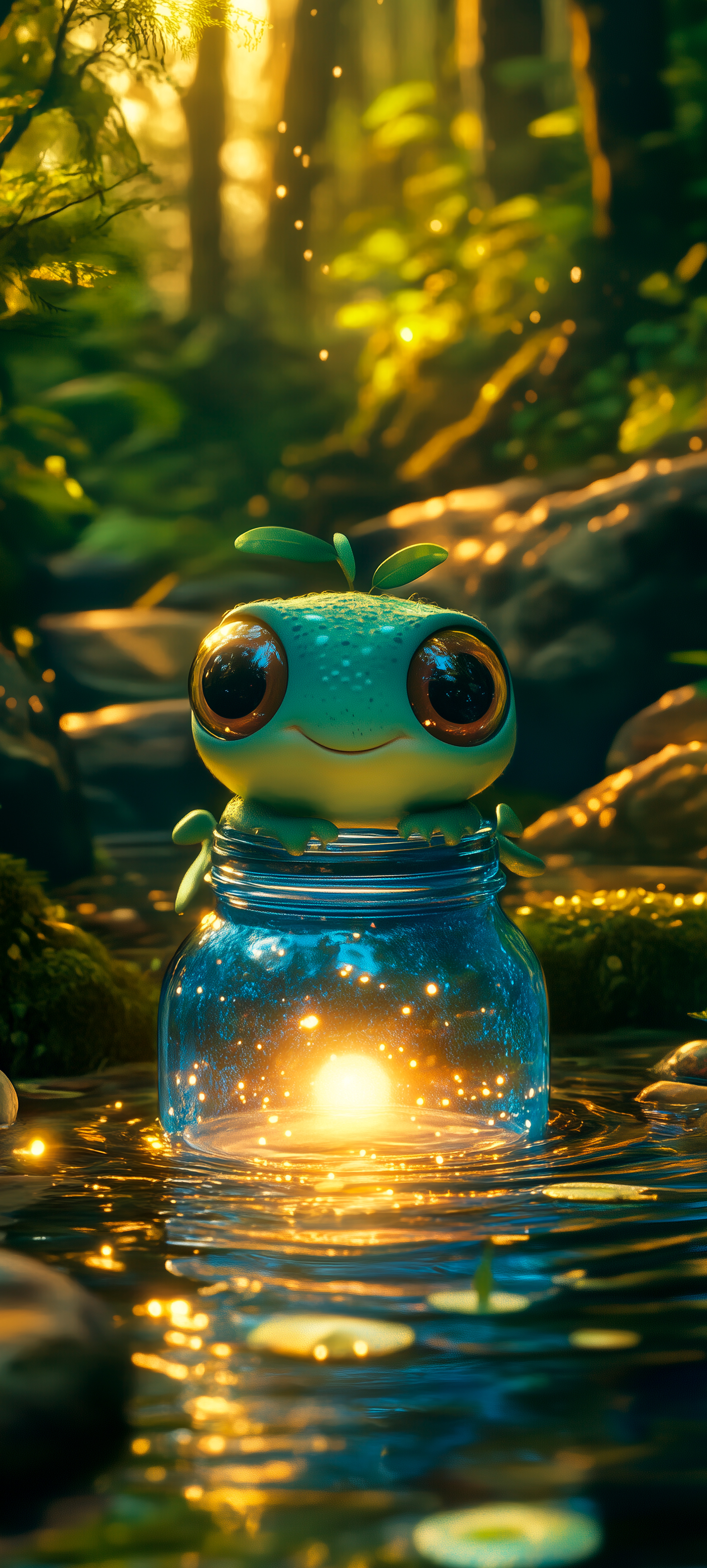 Cute Forest Creature Jar - cute wallpaper for OpersCraft