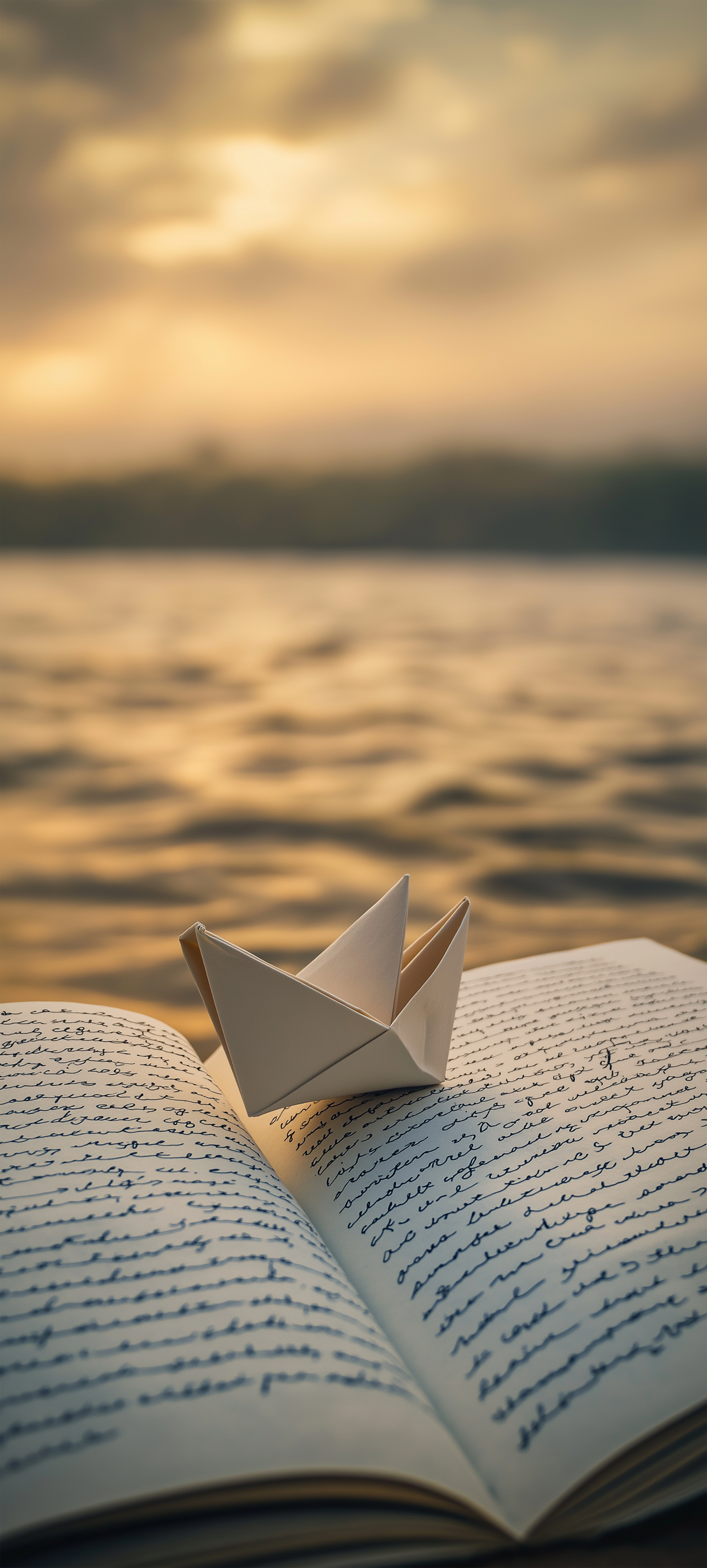 Paper Boat on Journal - art wallpaper for OpersCraft