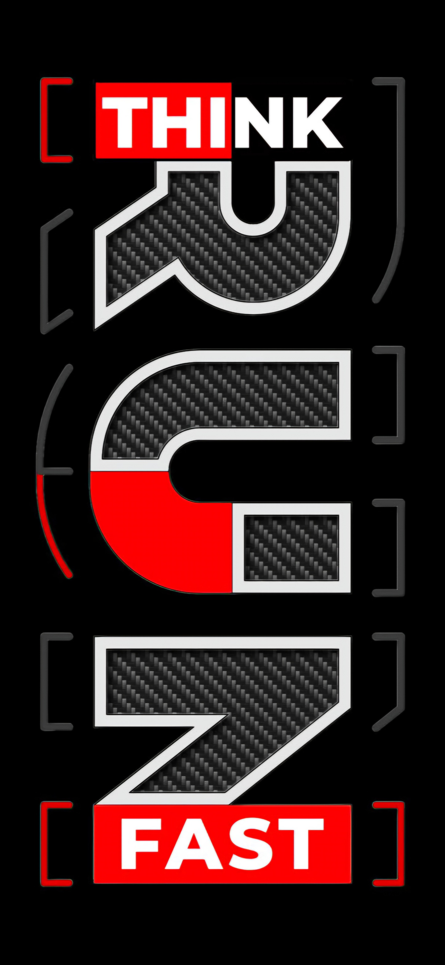 Think Fast Typography Wallpaper - typography wallpaper for OpersCraft