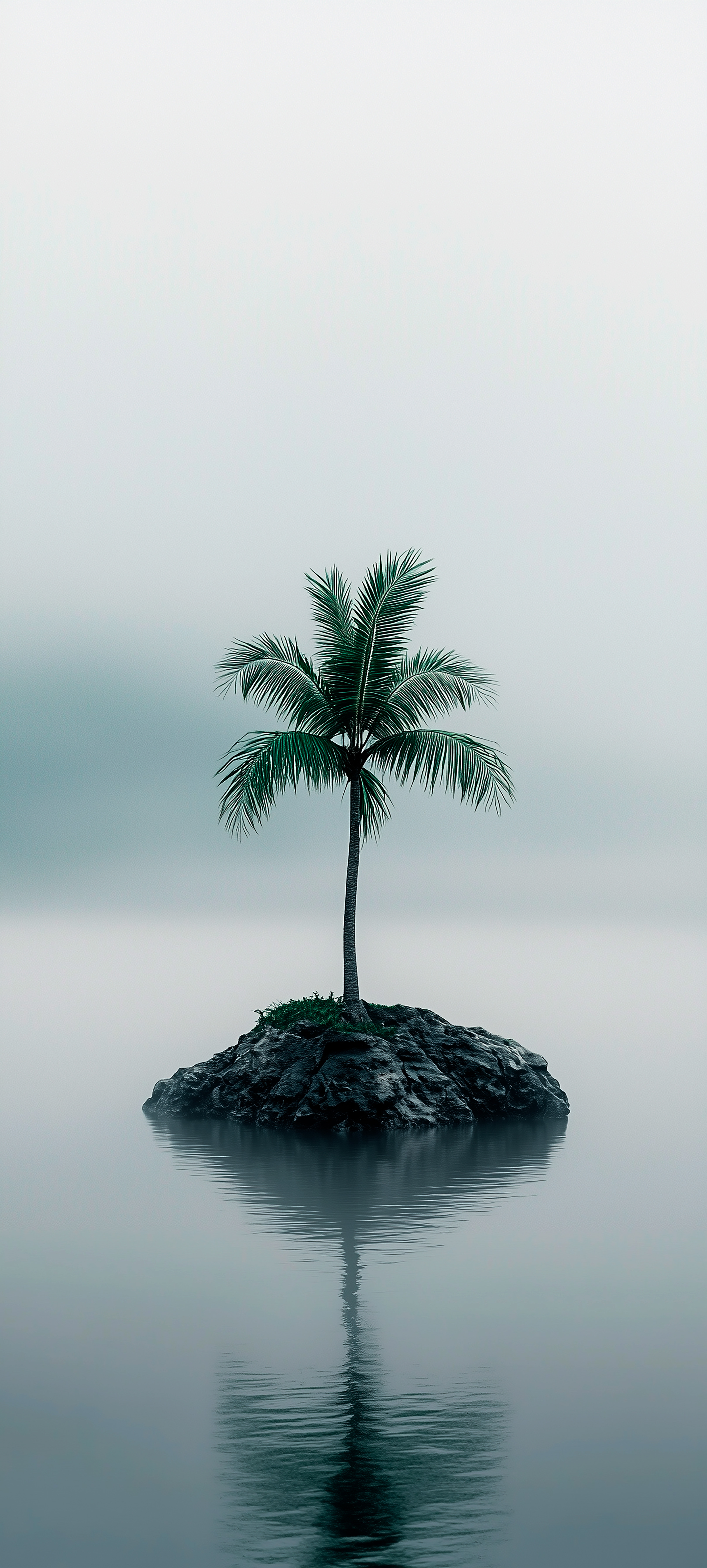 Lonely Palm Island - minimal wallpaper for OpersCraft