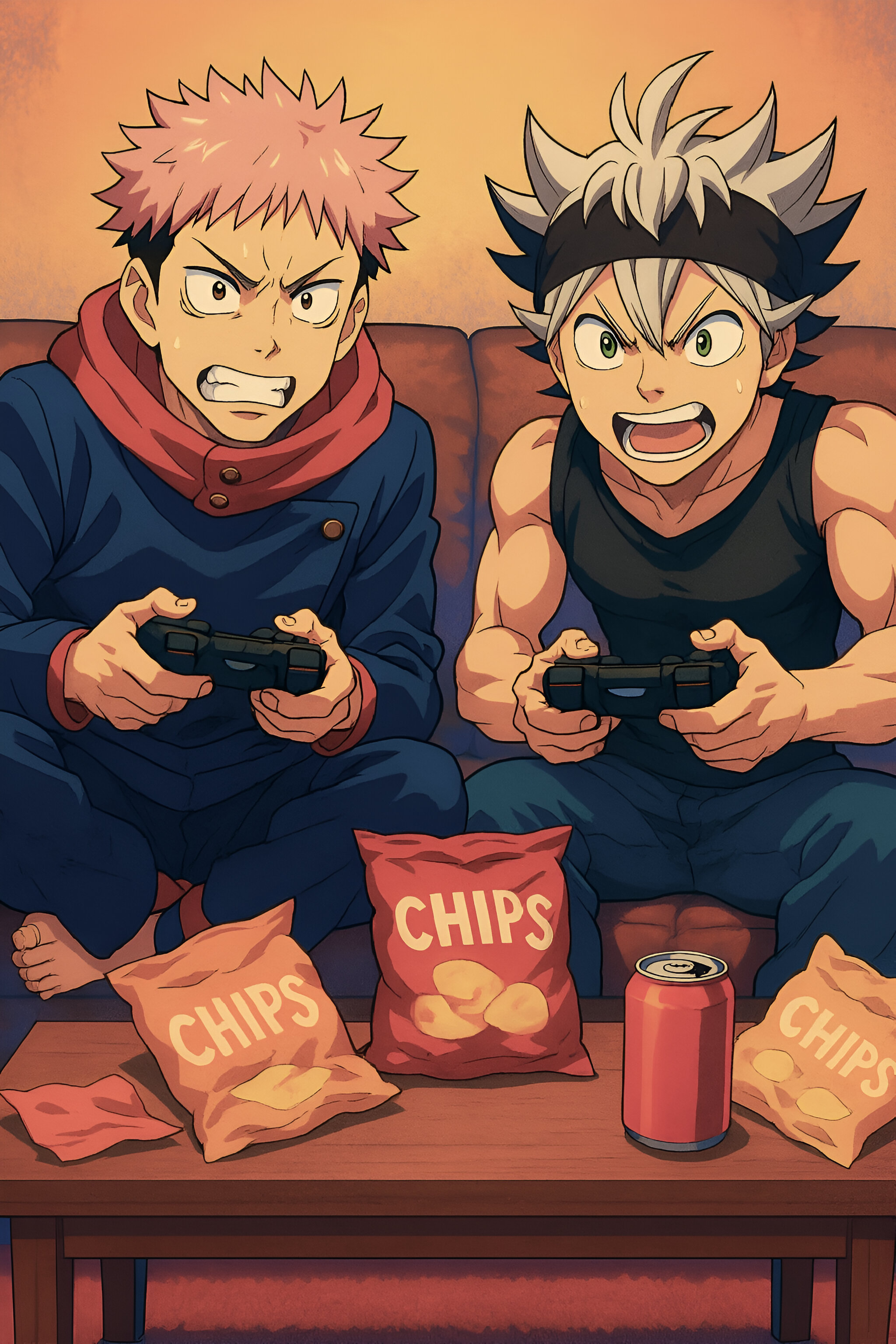 Anime Characters Gaming Together - jujutsu kaisen wallpaper for OpersCraft