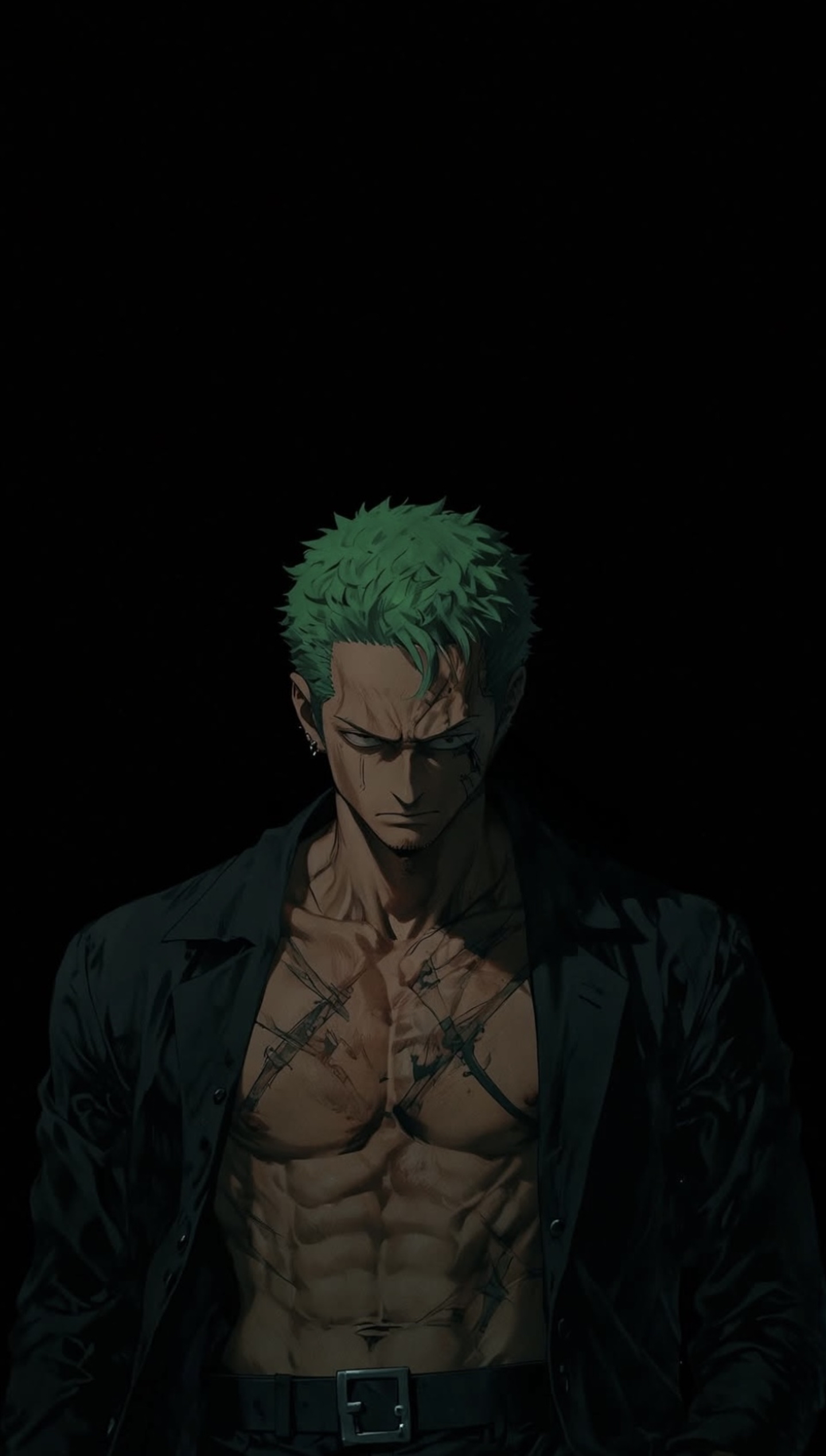 Zoro Dark Anime Portrait - one piece wallpaper for OpersCraft