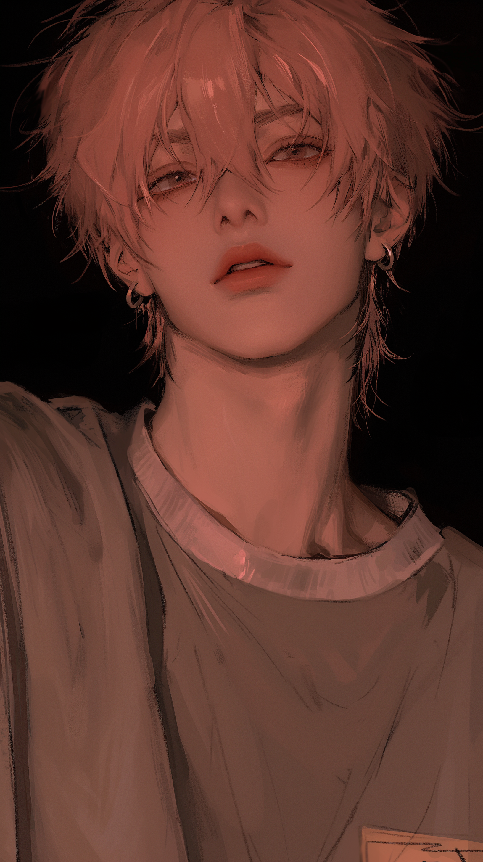 Moody Anime Boy Portrait - anime boy wallpaper for OpersCraft