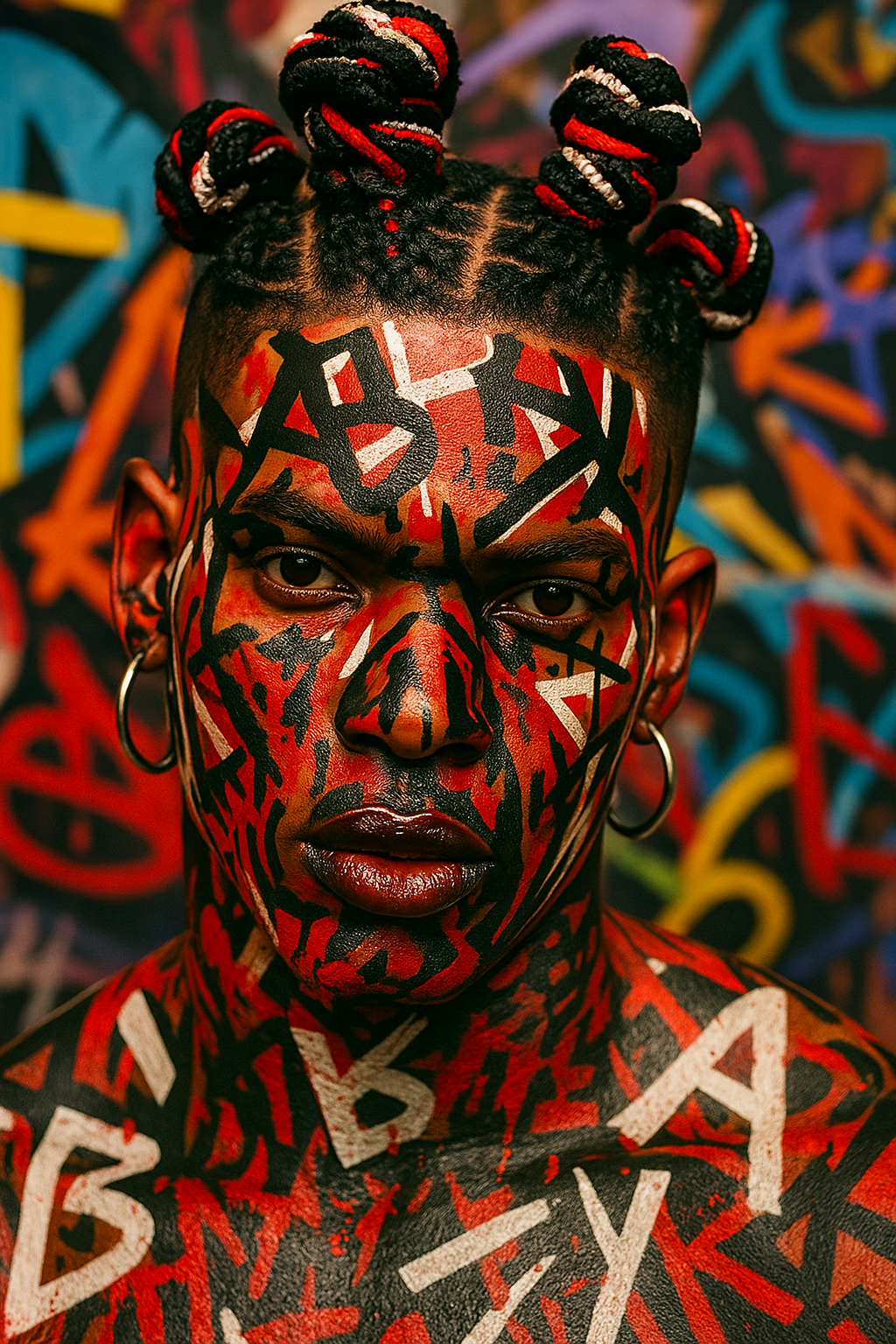 Graffiti Face Art Portrait - graffiti wallpaper for OpersCraft