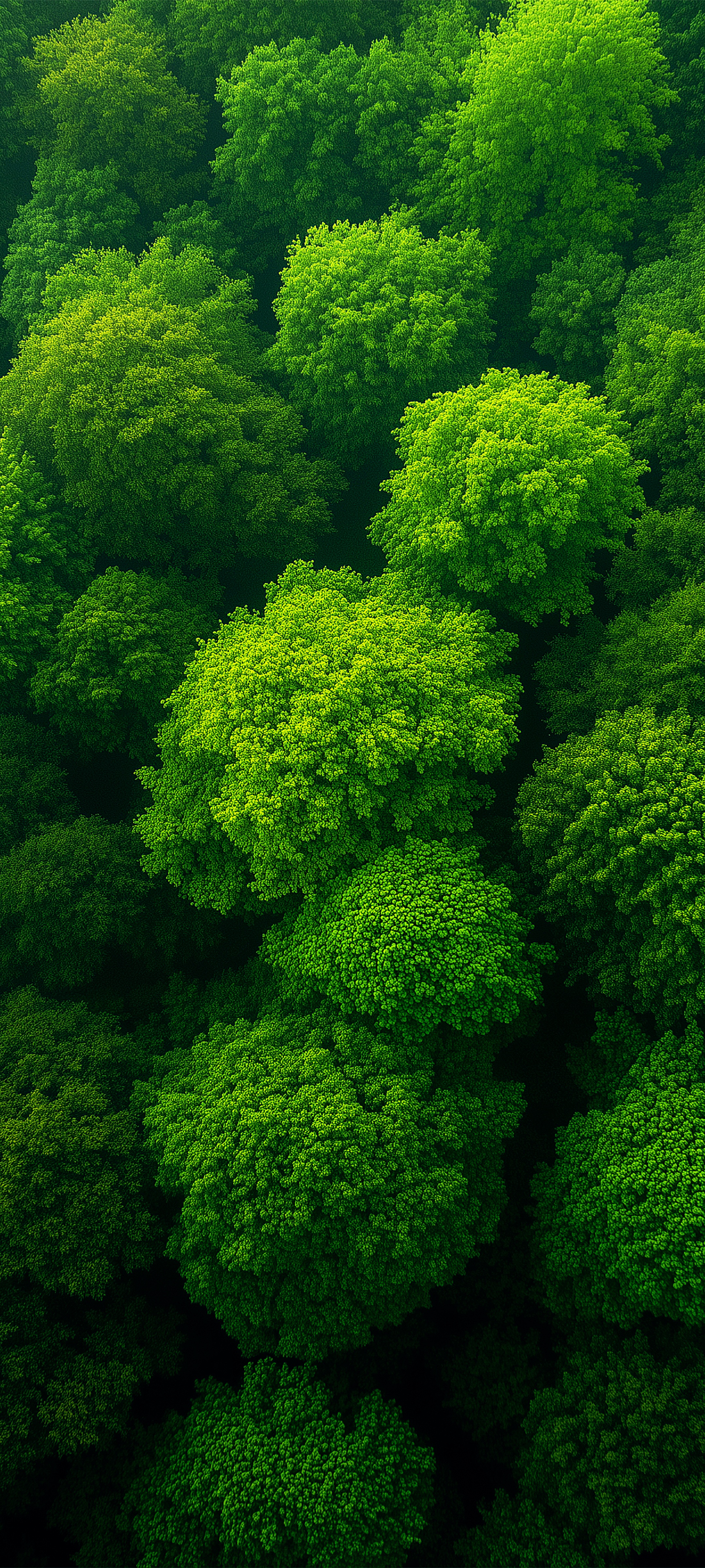 Lush Green Forest Canopy - nature wallpaper for OpersCraft