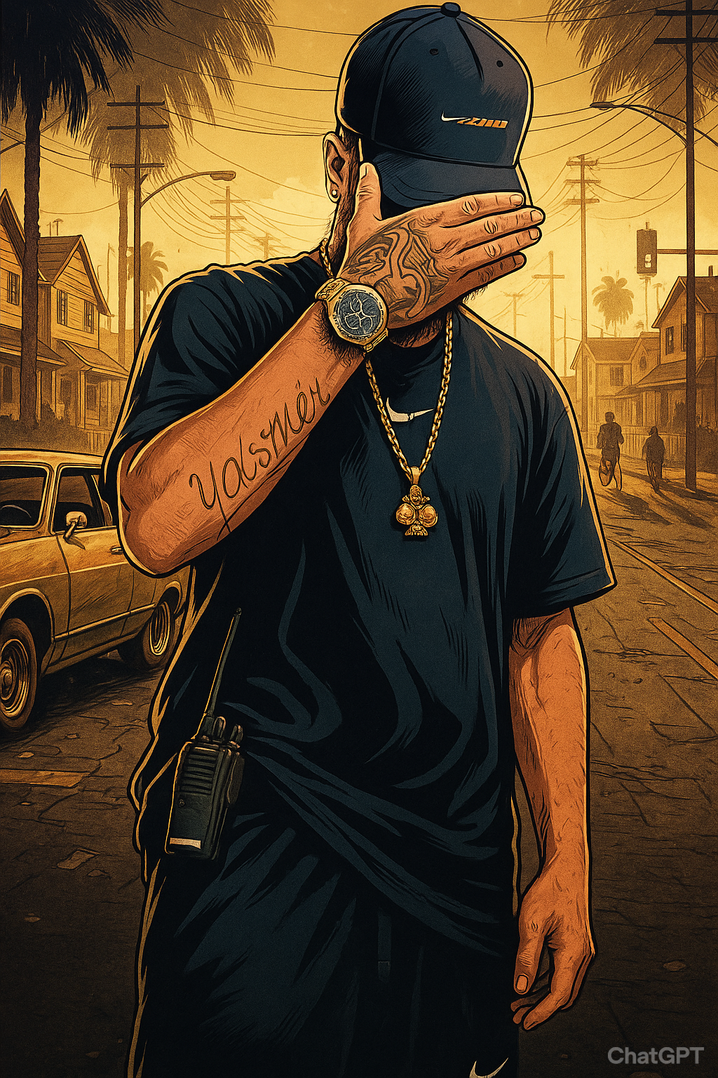 Urban Streetwear Style Portrait - gangster wallpaper for OpersCraft