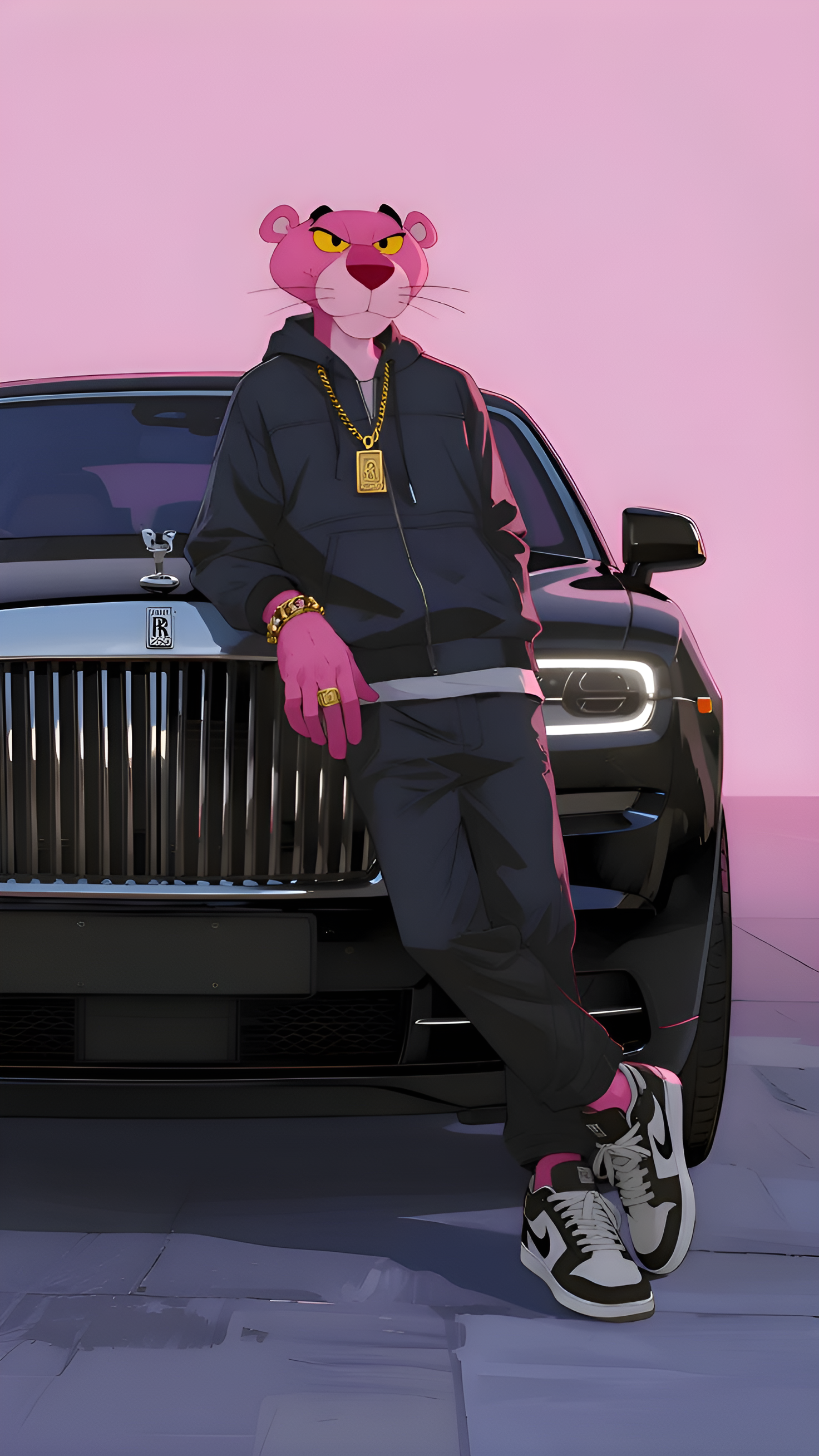 Pink Panther Streetwear Style - gangster wallpaper for OpersCraft