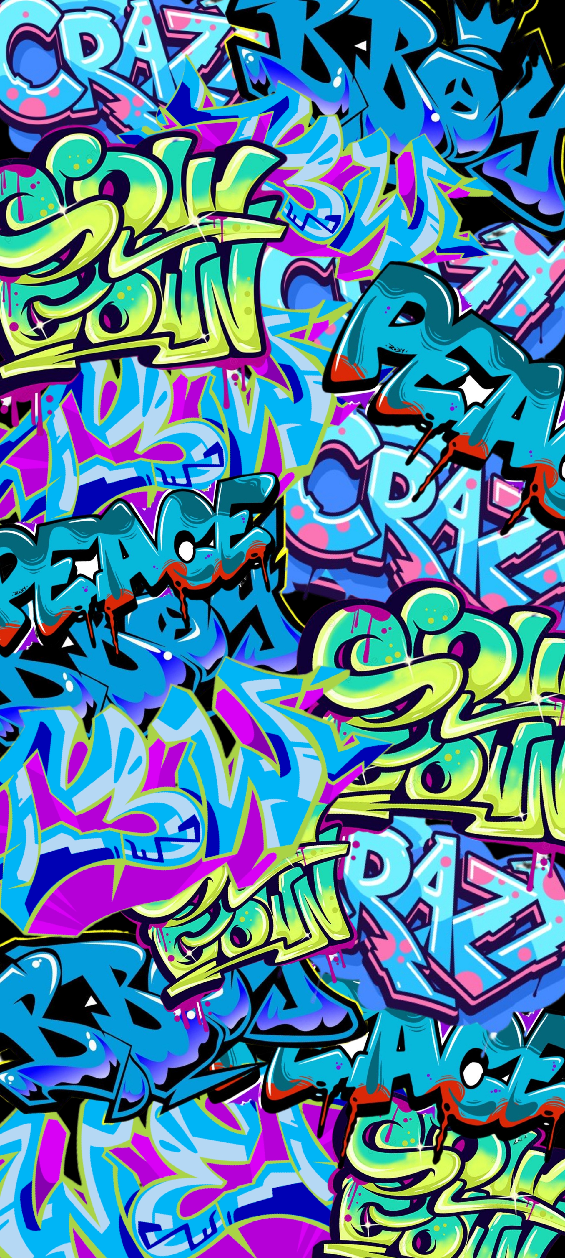 Vibrant Urban Graffiti Art - graffiti wallpaper for OpersCraft