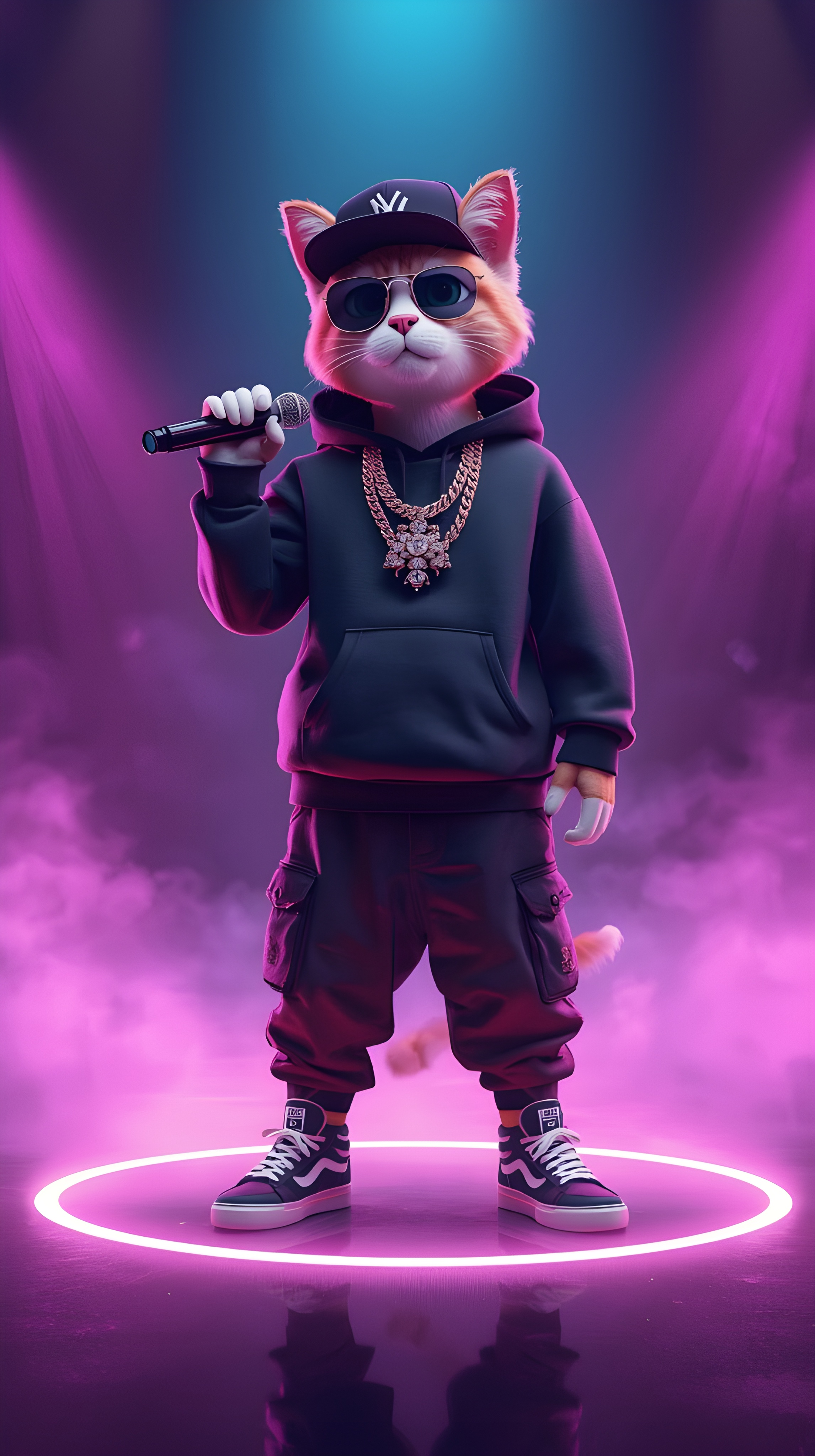 Cool Rapper Cat Wallpaper - gangster wallpaper for OpersCraft