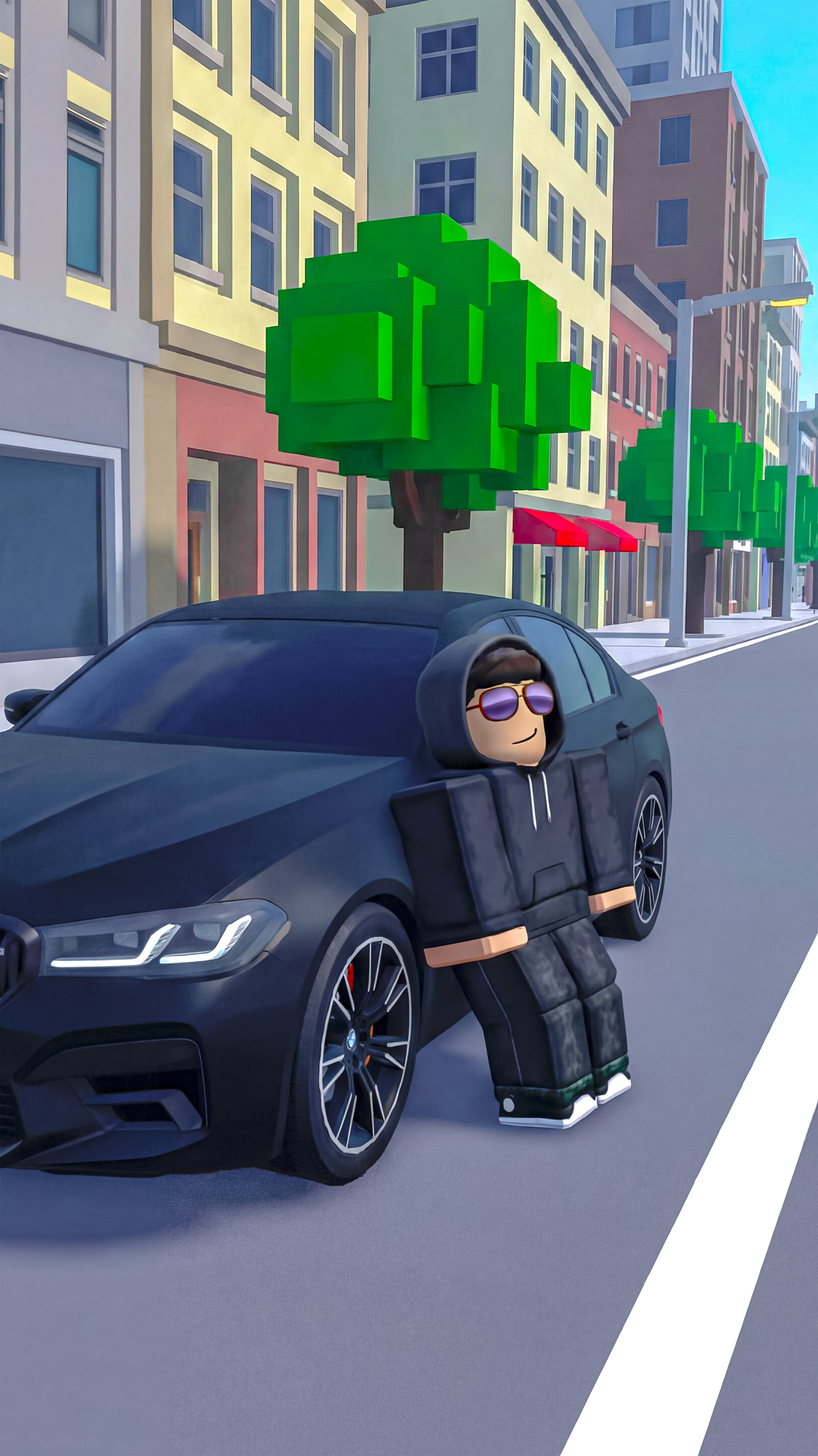 Roblox Character With BMW - gangster wallpaper for OpersCraft