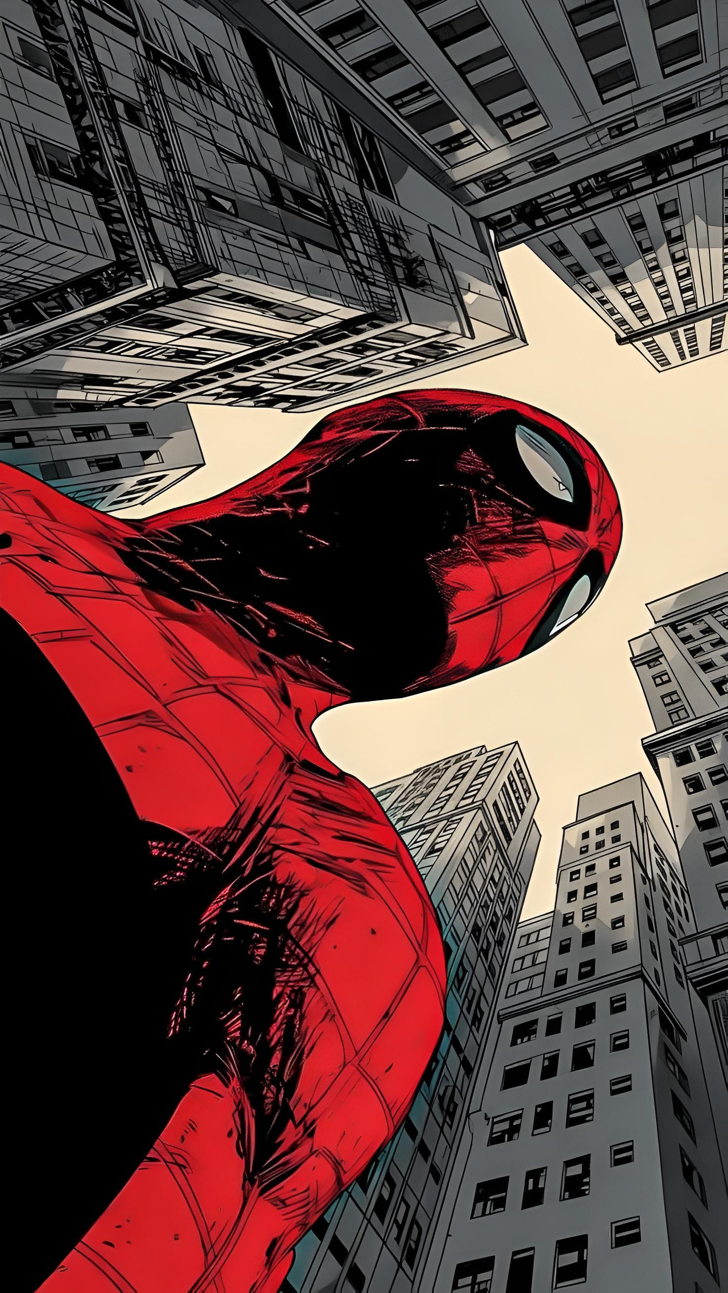 Spider-Man City Perspective - spider-man wallpaper for OpersCraft