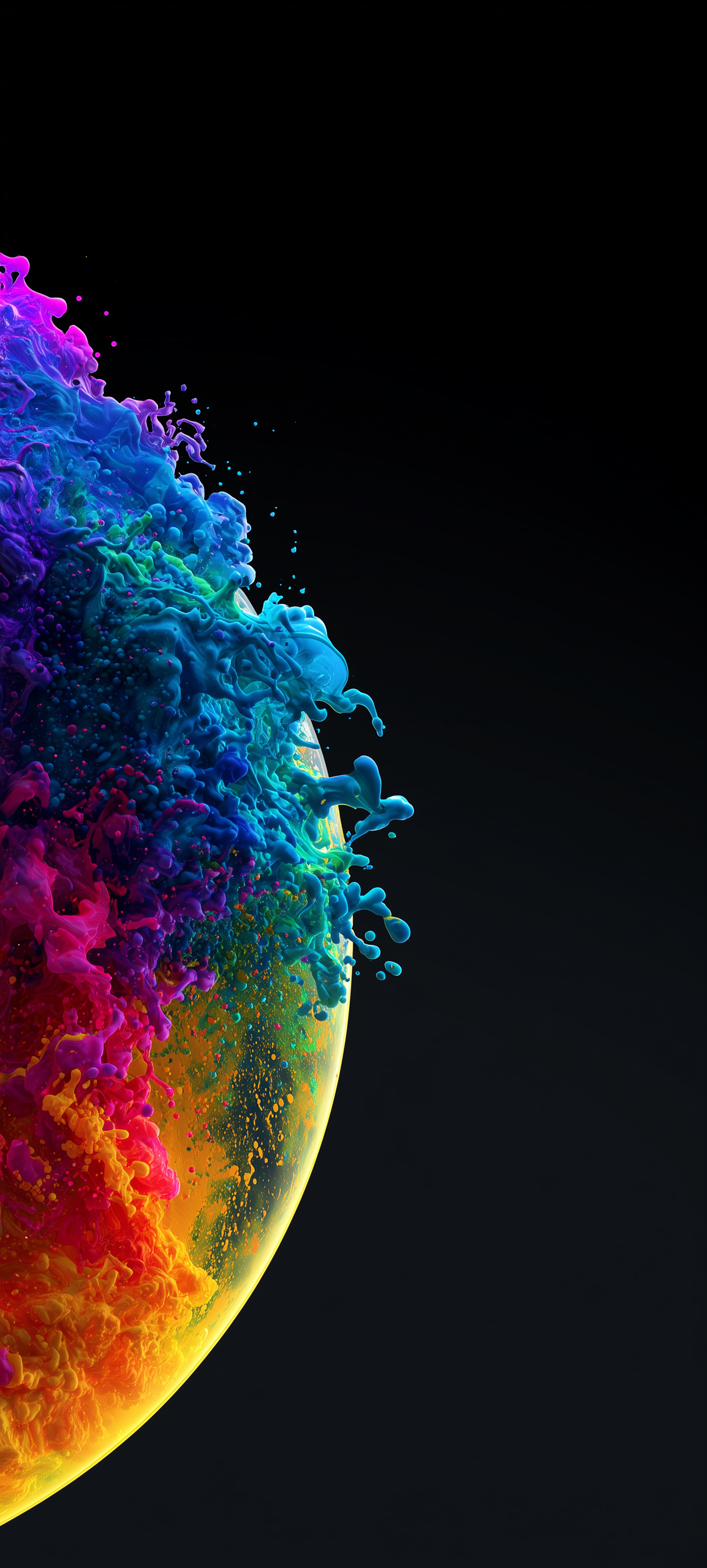 Vibrant Abstract Paint Explosion - abstract wallpaper for OpersCraft