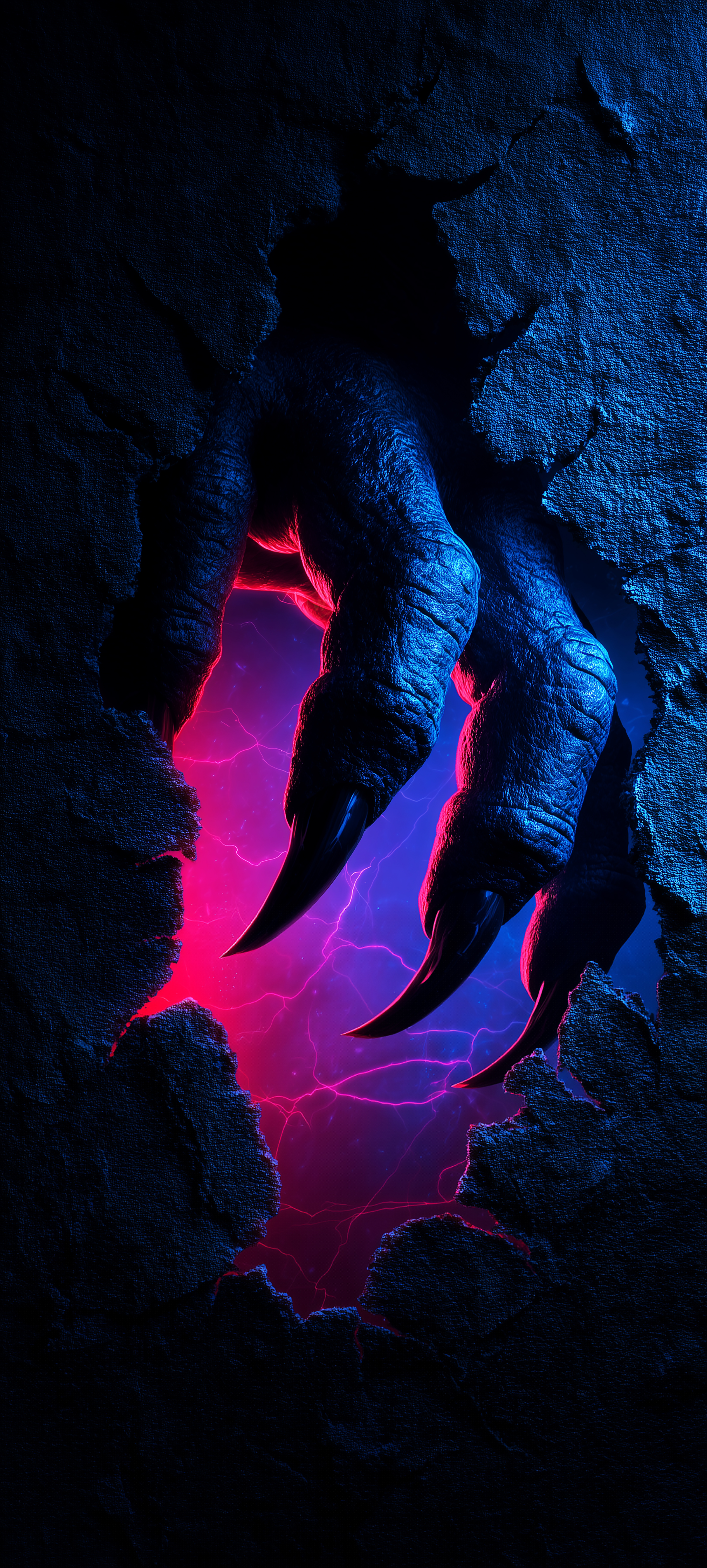Monster Claw Breaking Through - monster wallpaper for OpersCraft