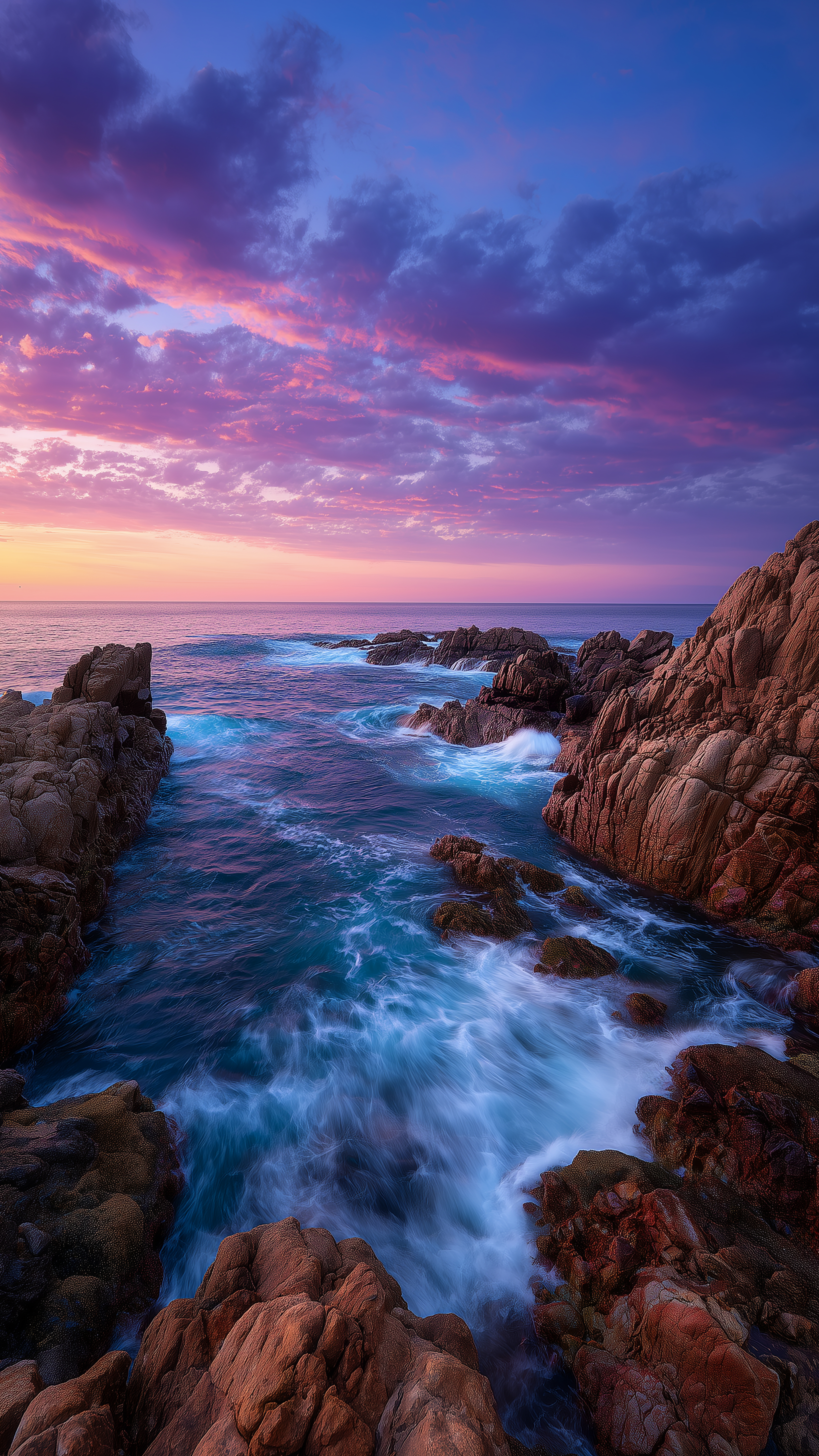 Purple Sunset Coastal View - sunset wallpaper for OpersCraft