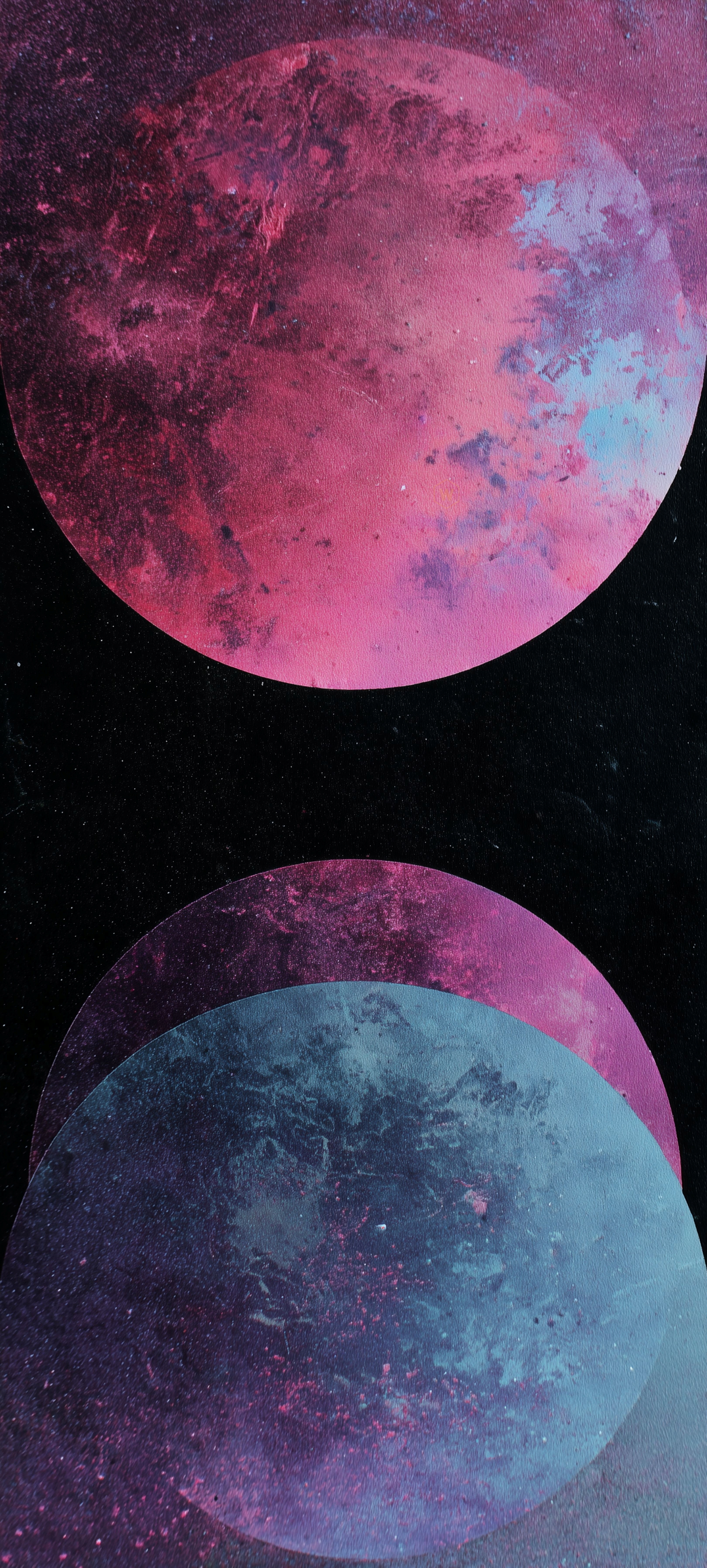 Abstract Pink Moon Spheres - abstract wallpaper for OpersCraft
