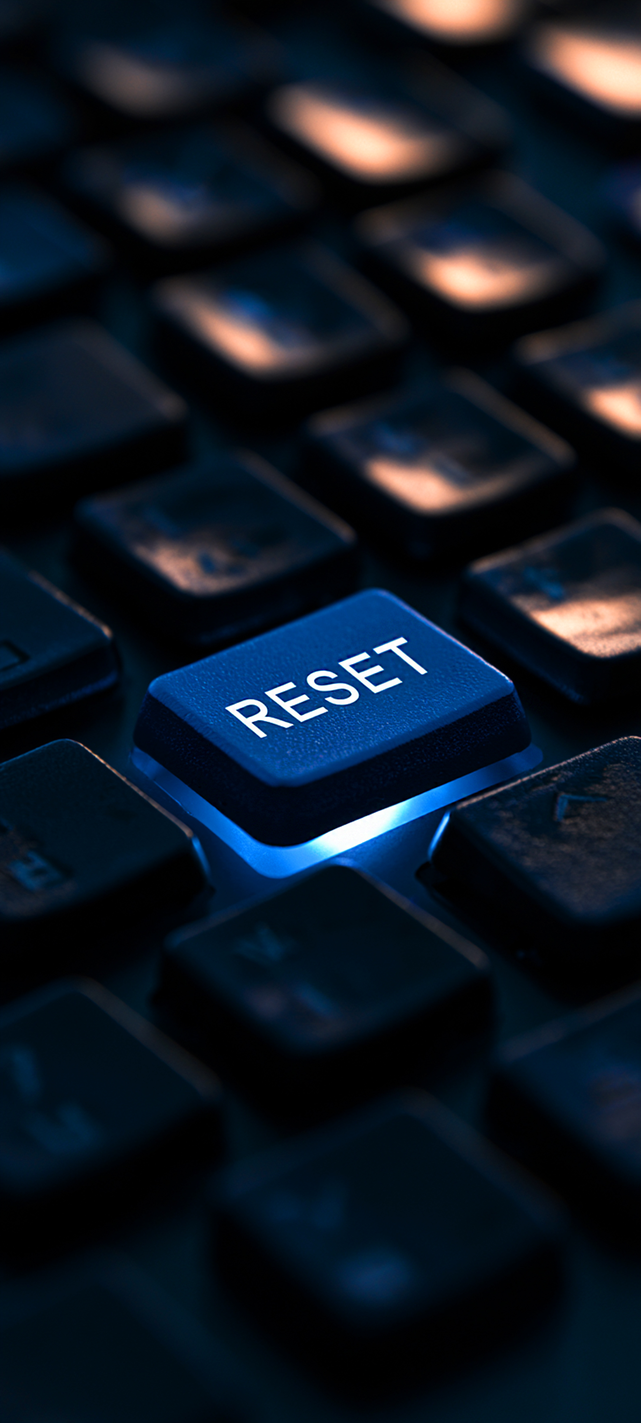 Glowing Reset Keyboard Key - technology wallpaper for OpersCraft