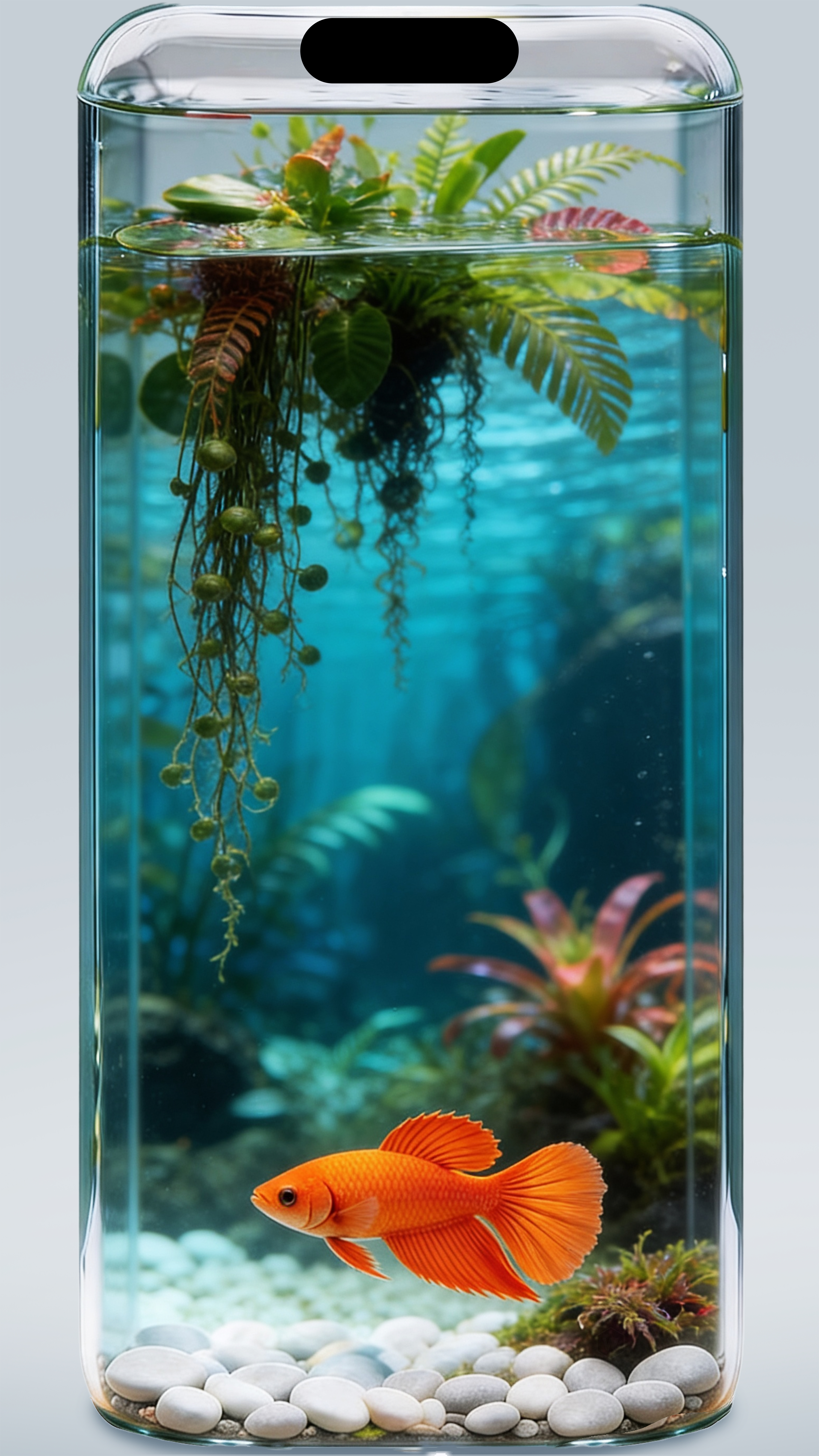 Orange Betta Fish Aquarium - fish wallpaper for OpersCraft