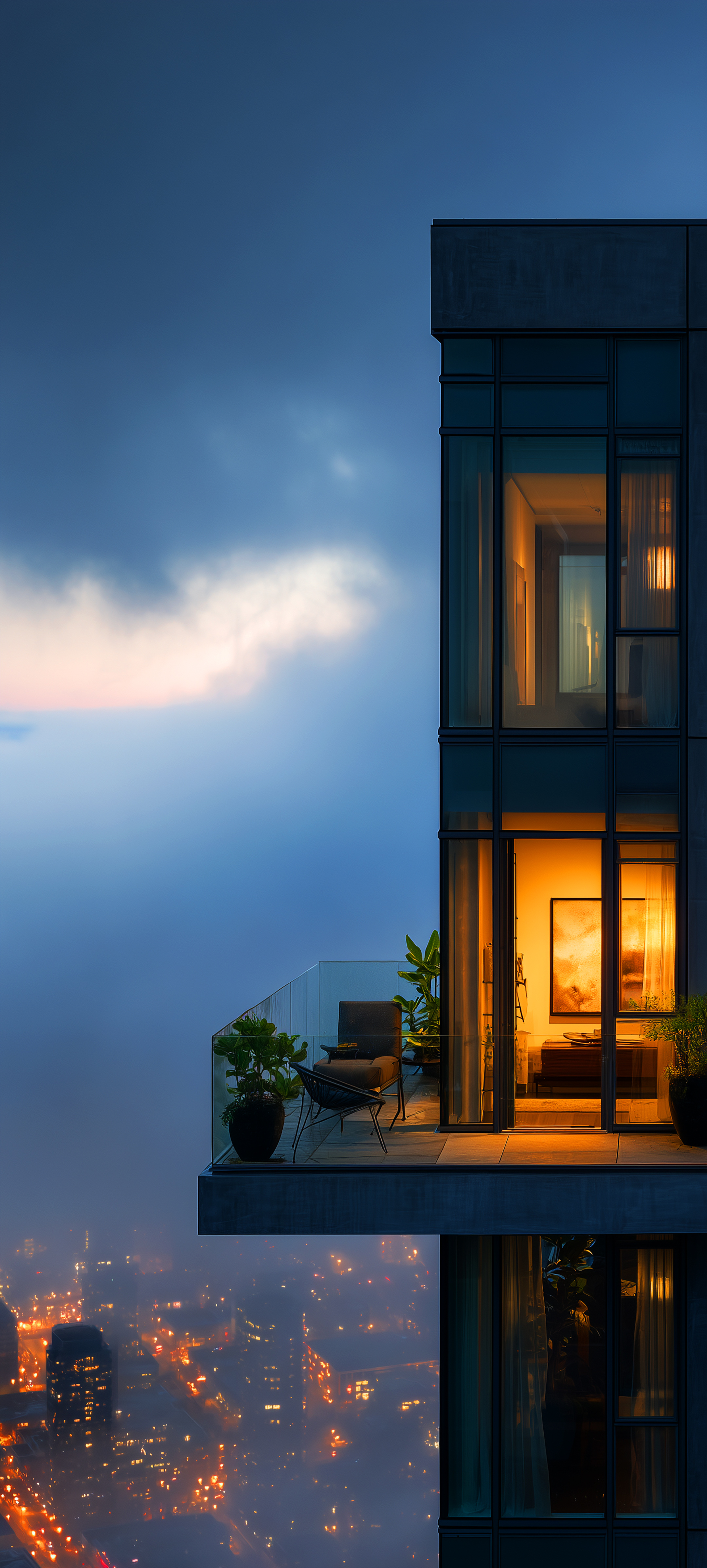 Modern High-Rise Balcony View - architecture wallpaper for OpersCraft