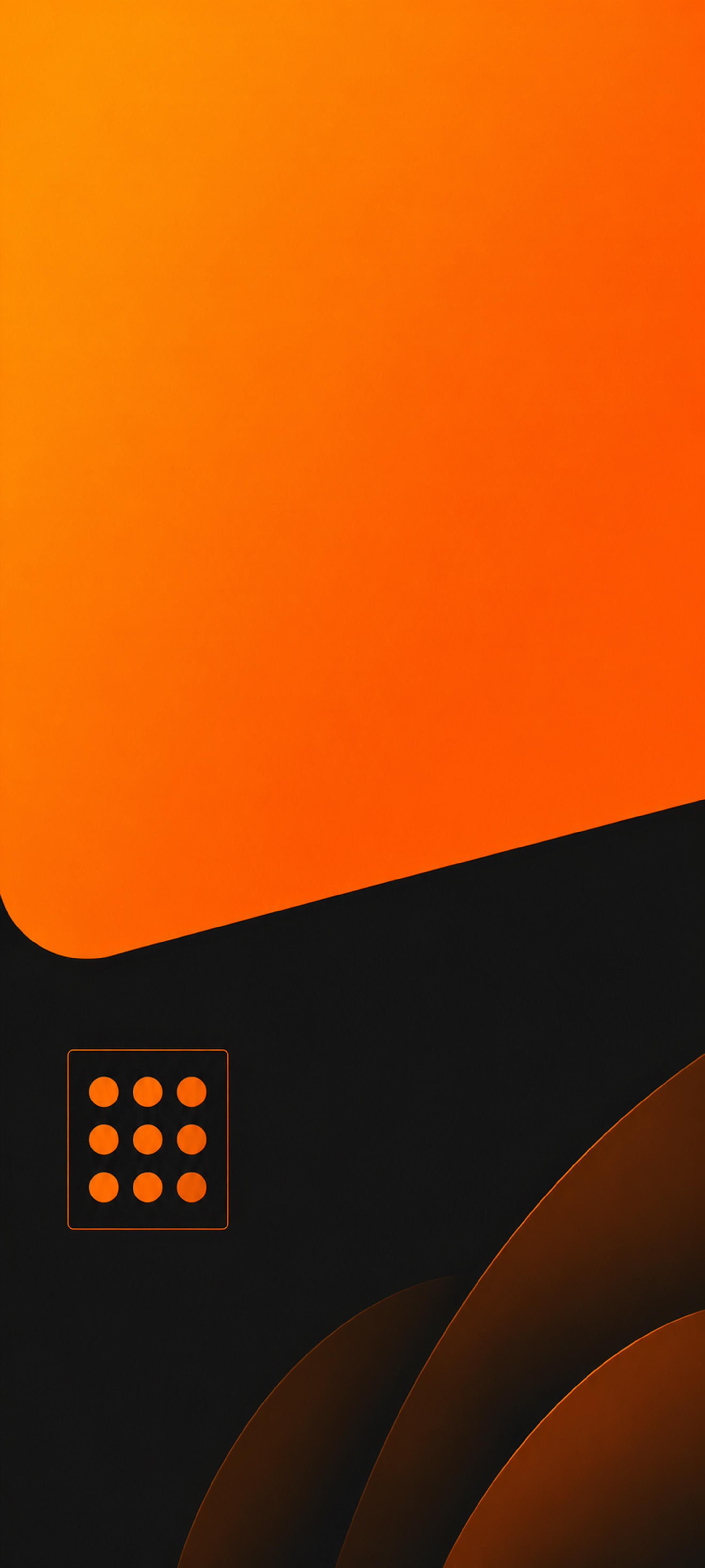 Minimalist Orange Gradient Wallpaper - minimal wallpaper for OpersCraft