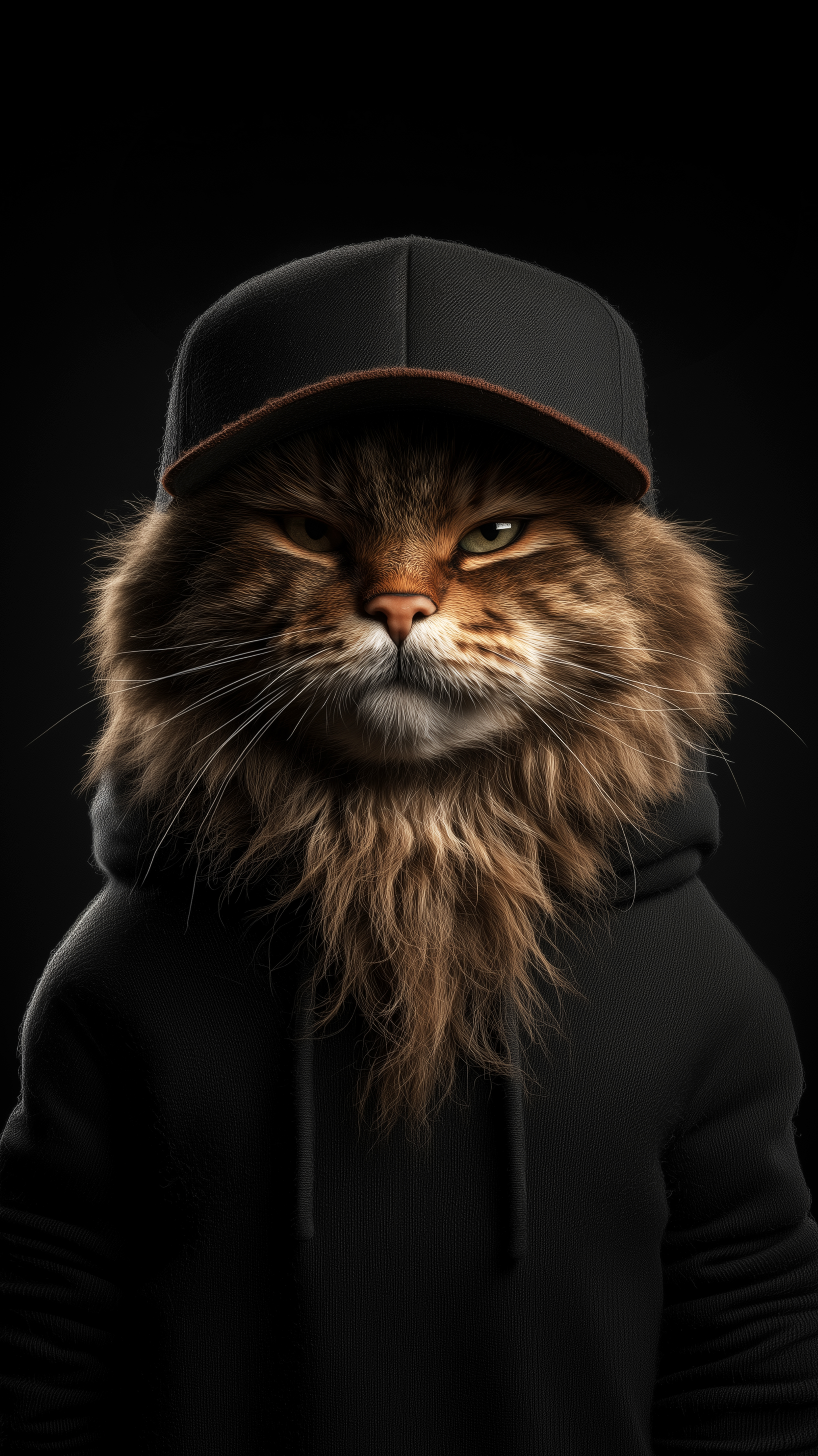 Cool Cat in Hoodie - cat wallpaper for OpersCraft