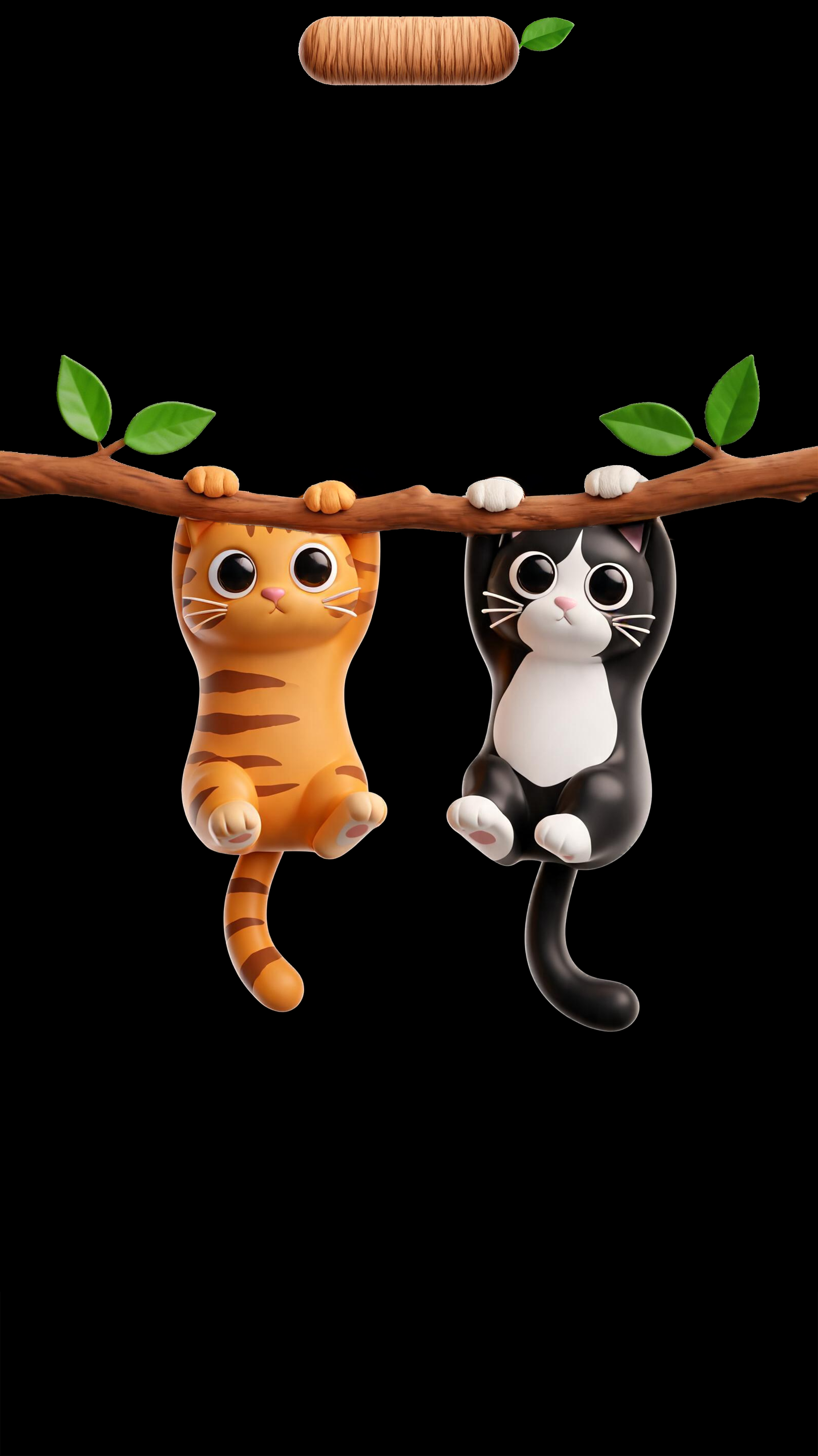 Cute Cats Hanging Together - cat wallpaper for OpersCraft