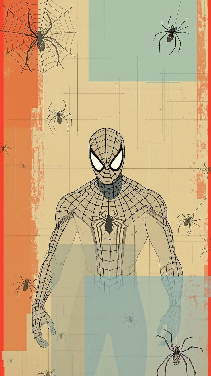 Vintage Spider-Man Illustration - spider-man wallpaper for OpersCraft