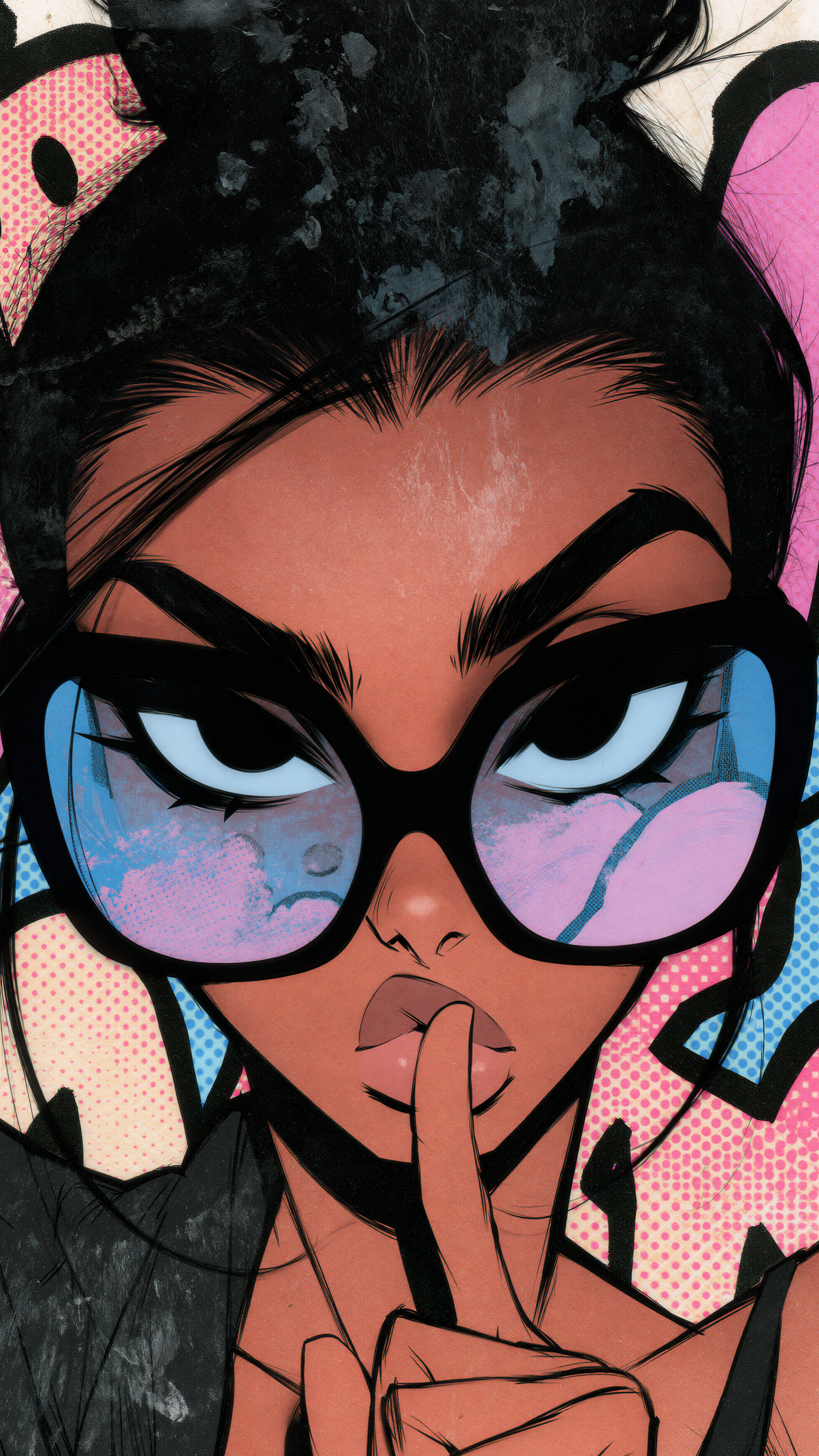 Stylish Girl Pop Art - girl wallpaper for OpersCraft