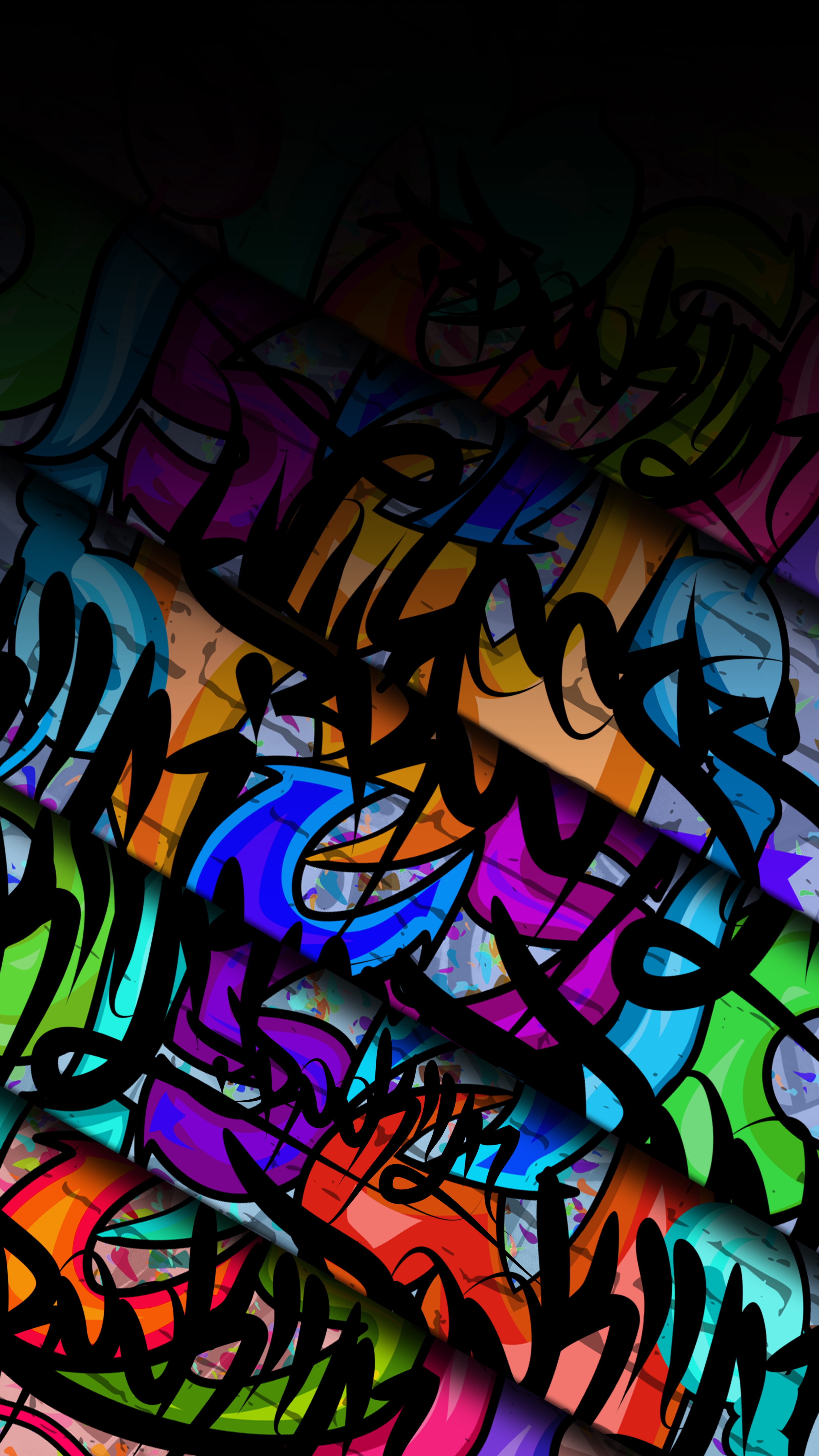 Vibrant Urban Graffiti Layers - graffiti wallpaper for OpersCraft