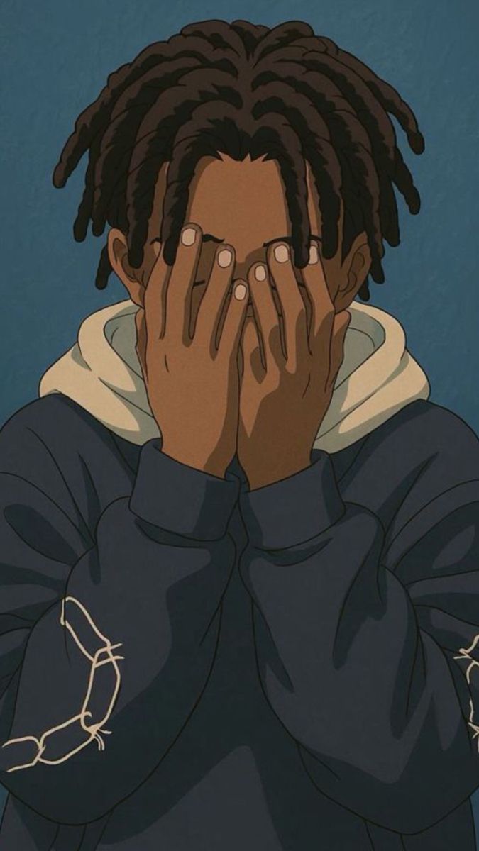 Sad Anime Boy Illustration - ghetto wallpaper for OpersCraft
