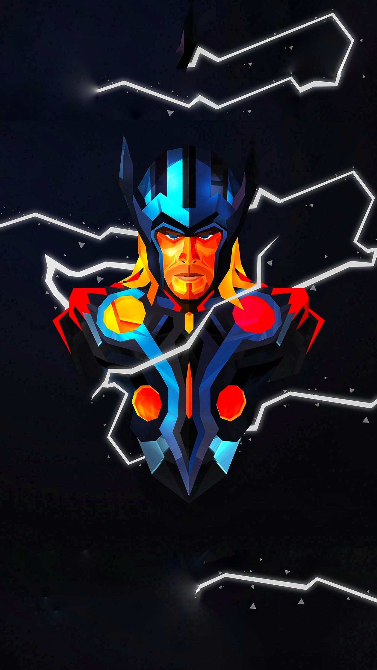 Geometric Thor Wallpaper - marvel wallpaper for OpersCraft
