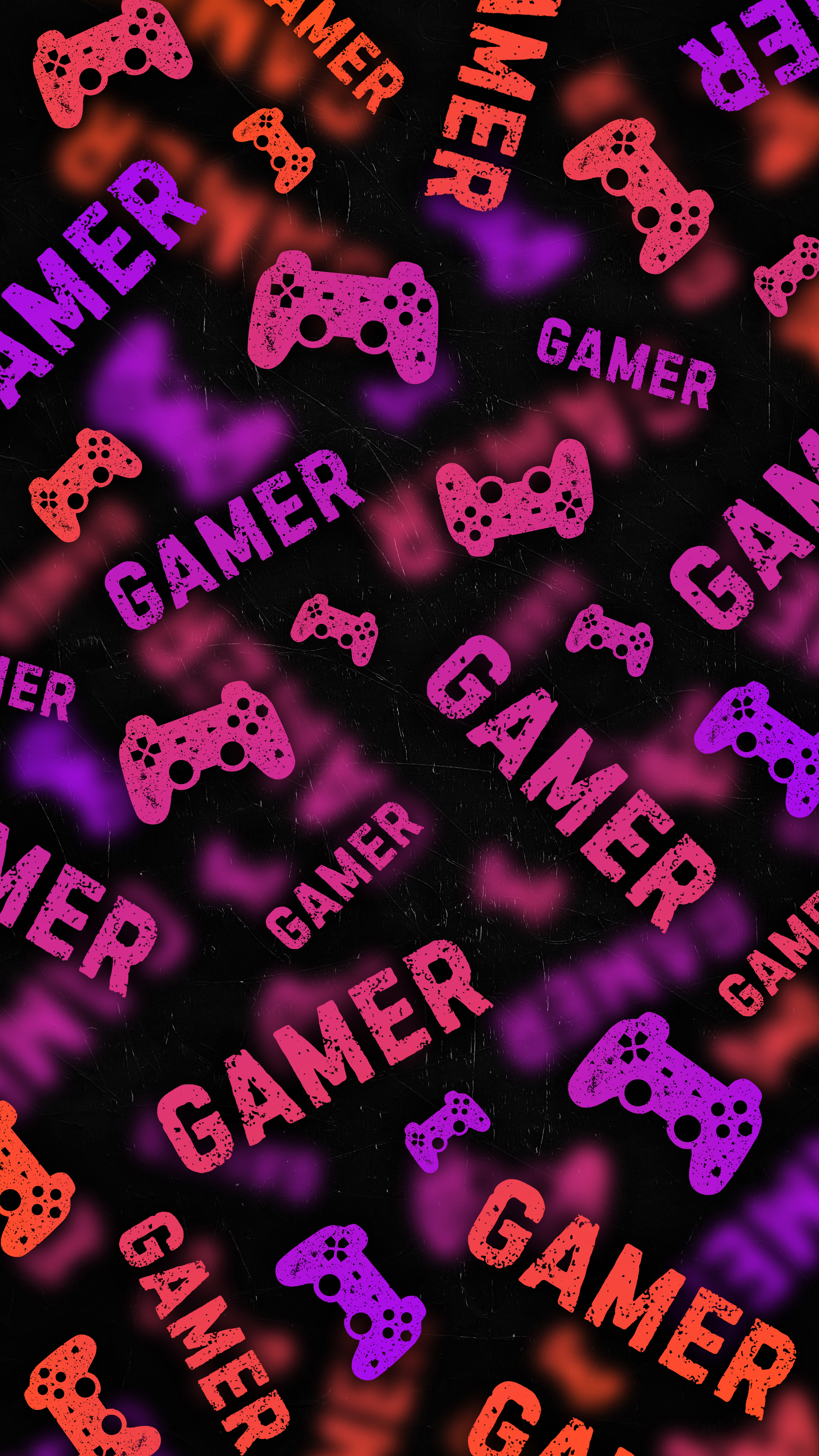 Neon Gamer Pattern Wallpaper - gaming wallpaper for OpersCraft