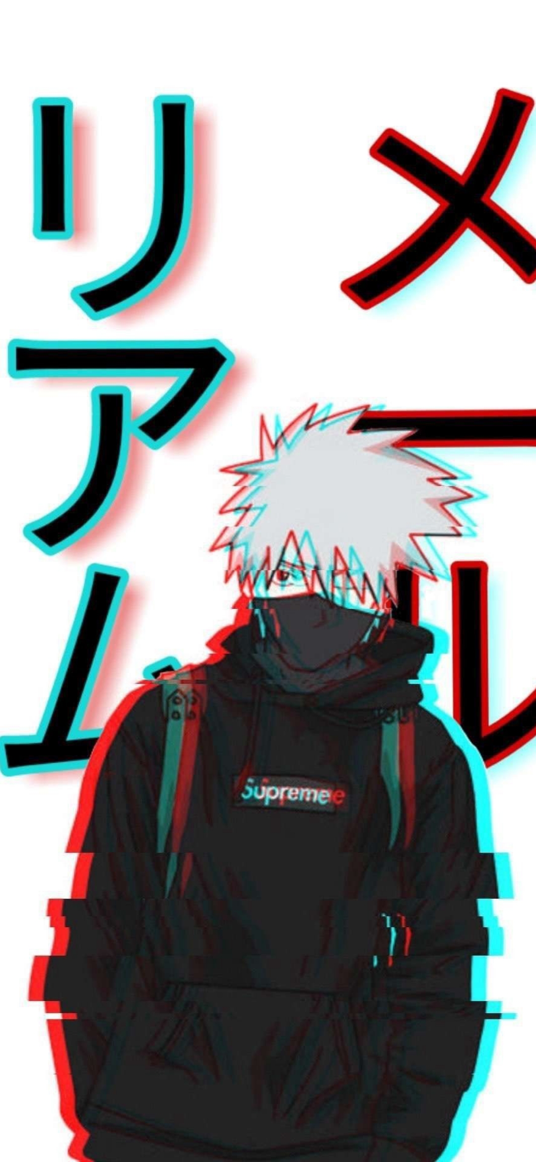 Kakashi Glitch Aesthetic - anime wallpaper for OpersCraft