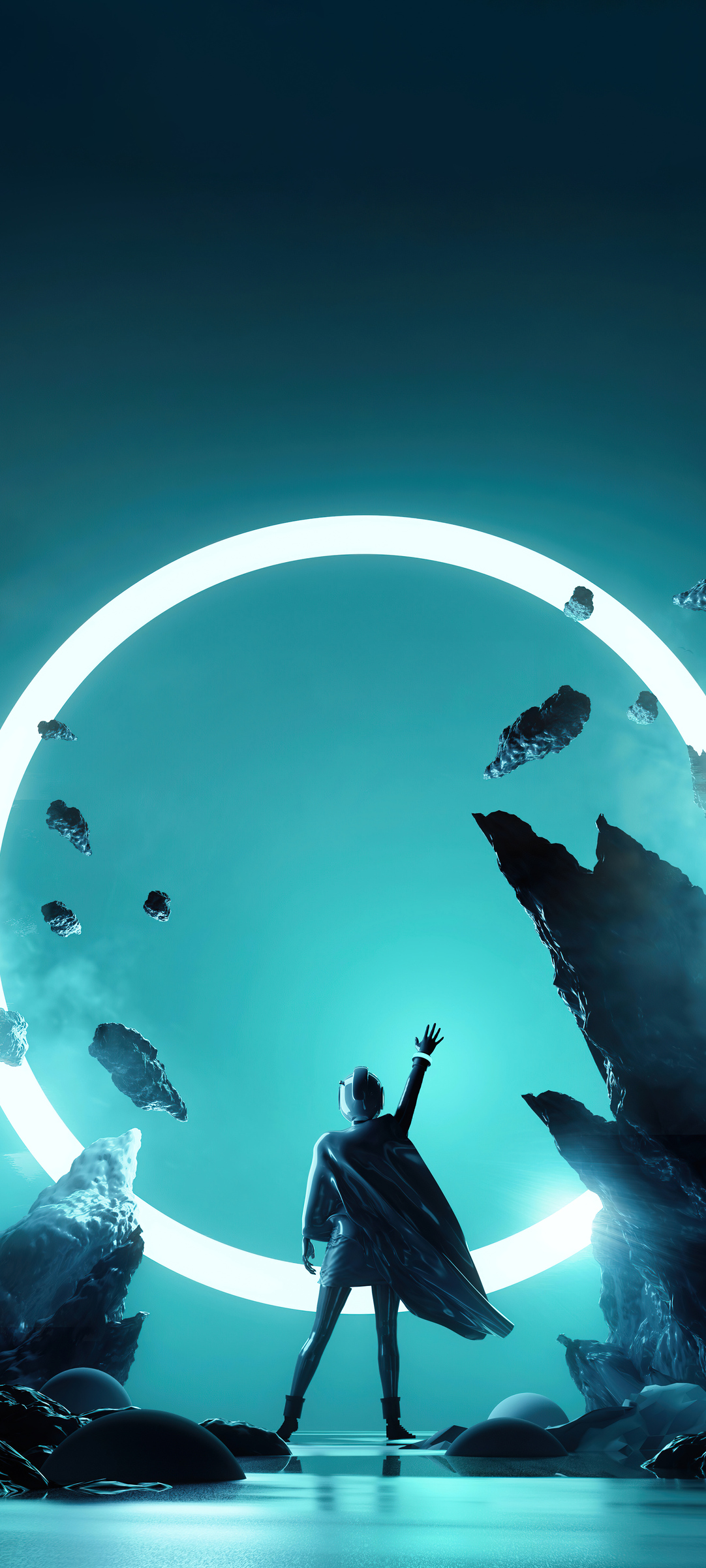Astronaut Reaching for Light - astronaut wallpaper for OpersCraft