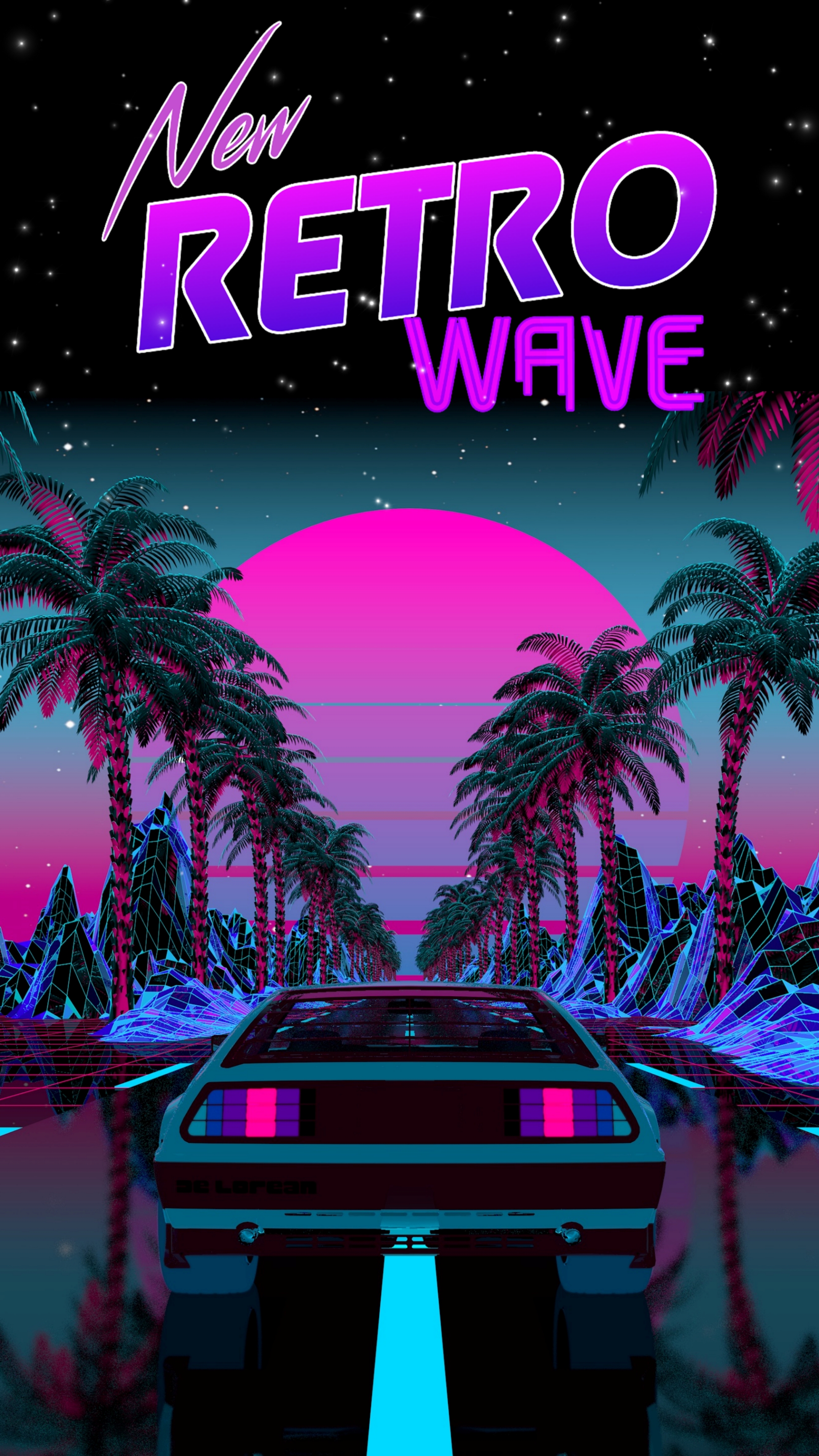 Retro Synthwave Car Wallpaper - gangster wallpaper for OpersCraft