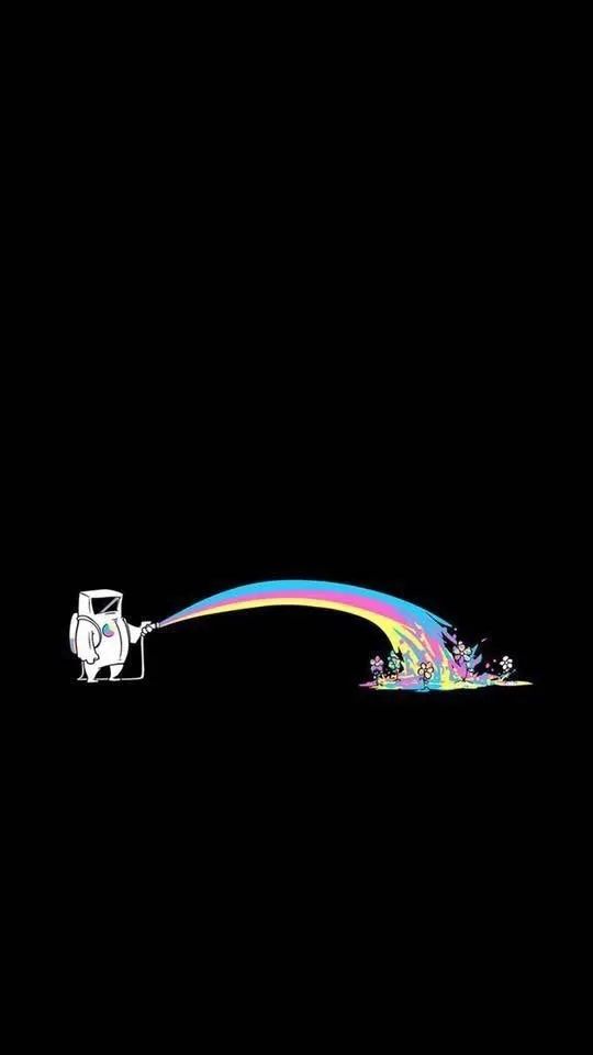 Rainbow Gardener Wallpaper - astronaut wallpaper for OpersCraft
