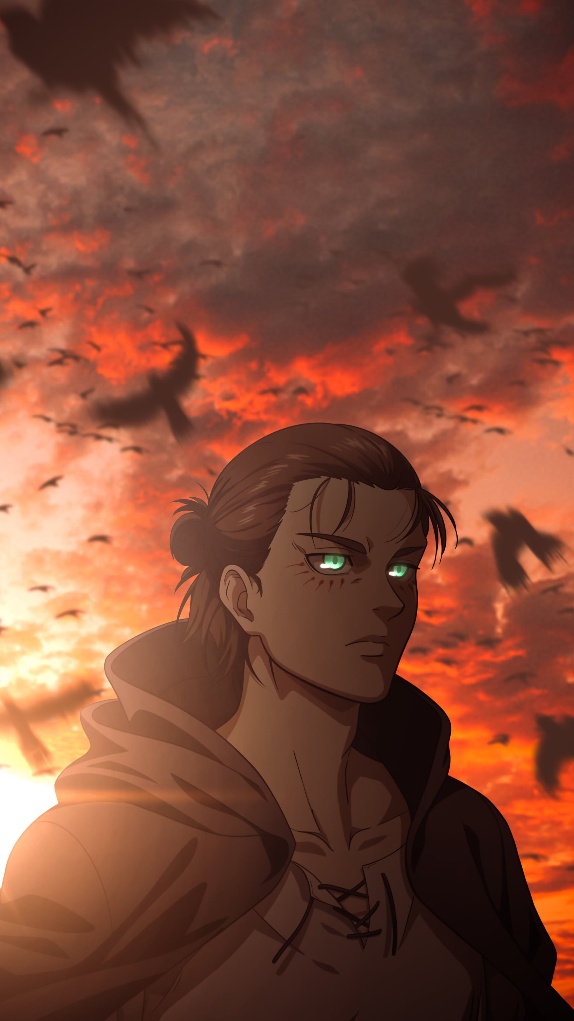 Eren Yeager Sunset Wallpaper - anime wallpaper for OpersCraft