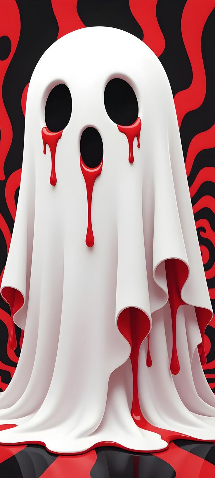 Dripping Red Ghost Wallpaper - horror wallpaper for OpersCraft