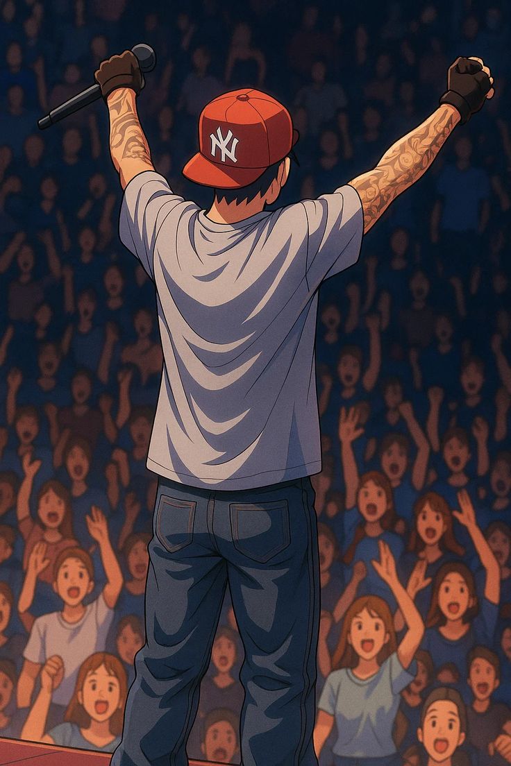 Rapper Performing On Stage - hip-hop wallpaper for OpersCraft