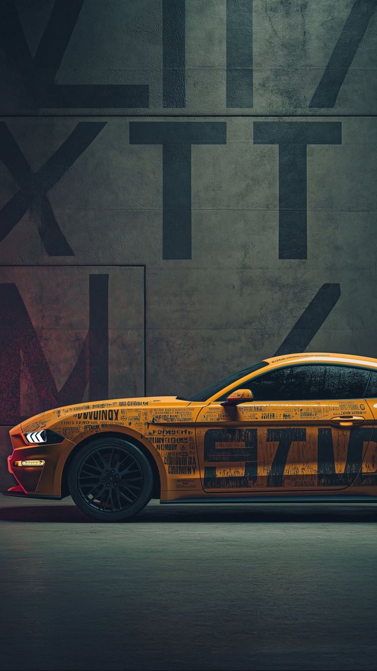 Custom Yellow Sports Car - cars wallpaper for OpersCraft