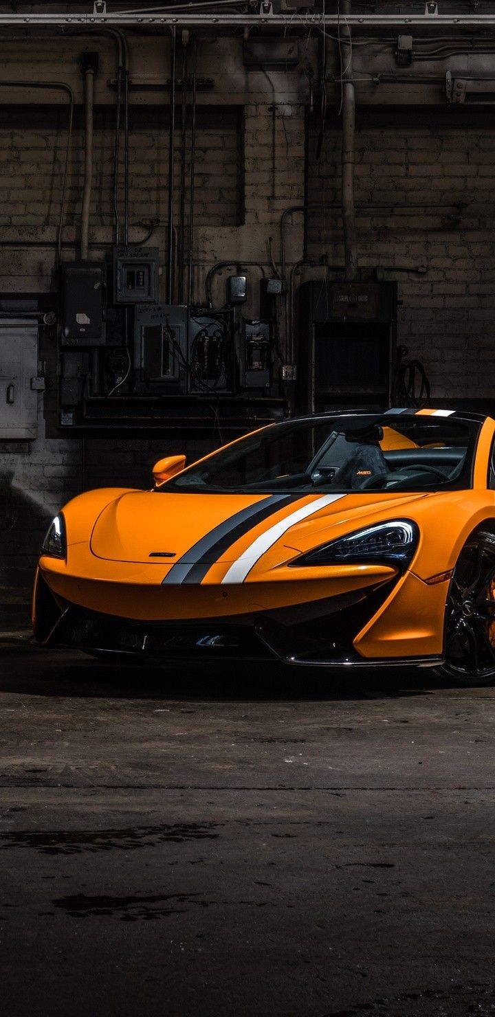 Orange McLaren Sports Car - cars wallpaper for OpersCraft