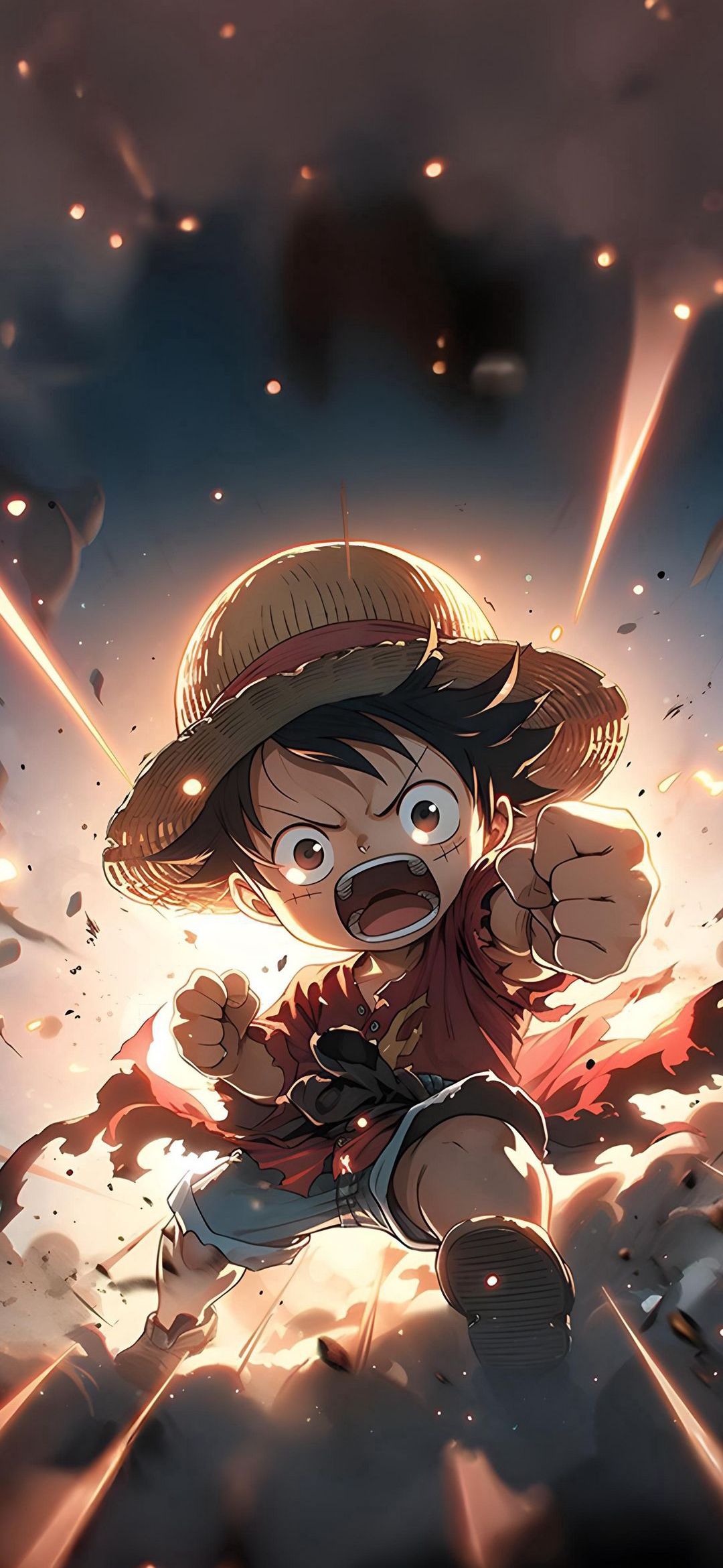 Luffy's Fierce Determination - anime wallpaper for OpersCraft
