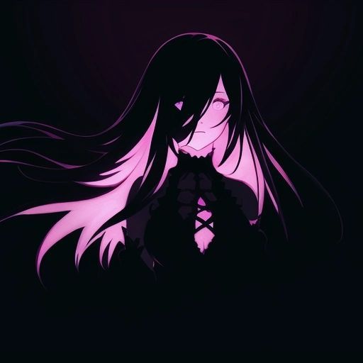 Anime Girl Purple Glow - anime wallpaper for OpersCraft