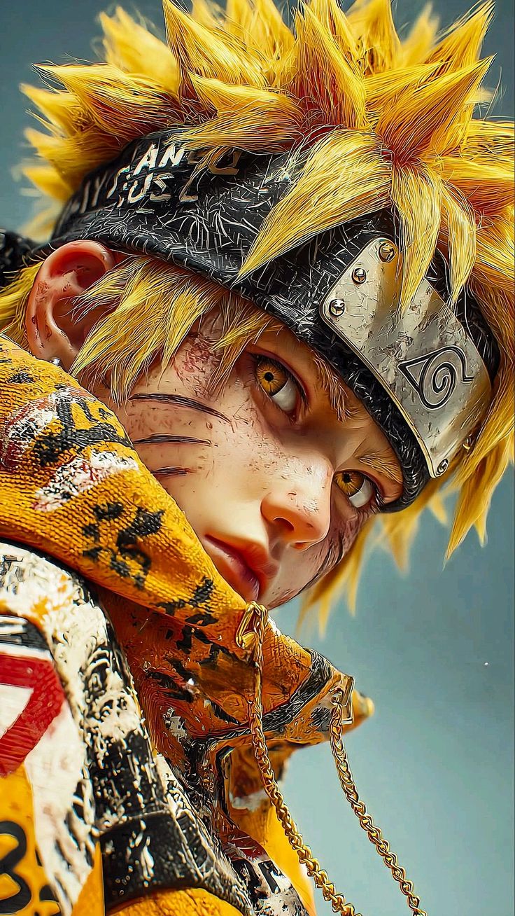 Realistic Naruto Uzumaki Portrait - naruto wallpaper for OpersCraft