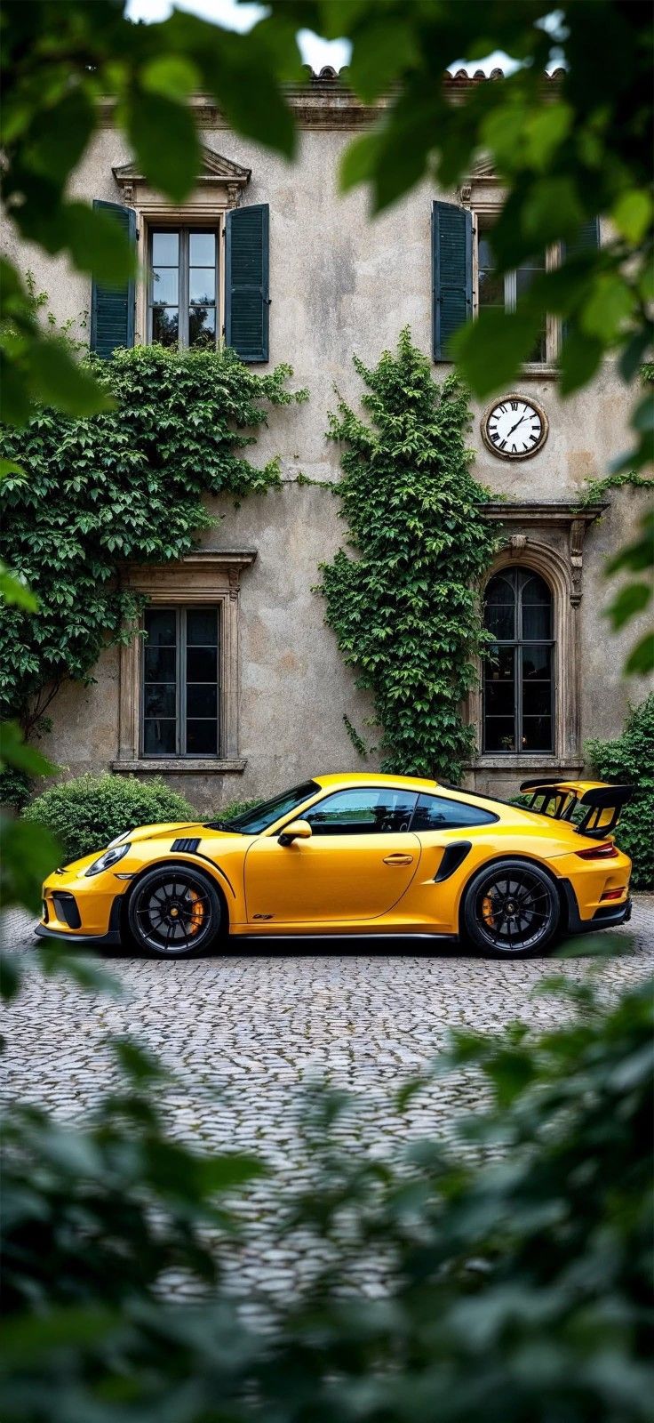 Yellow Porsche Sports Car - porsche wallpaper for OpersCraft
