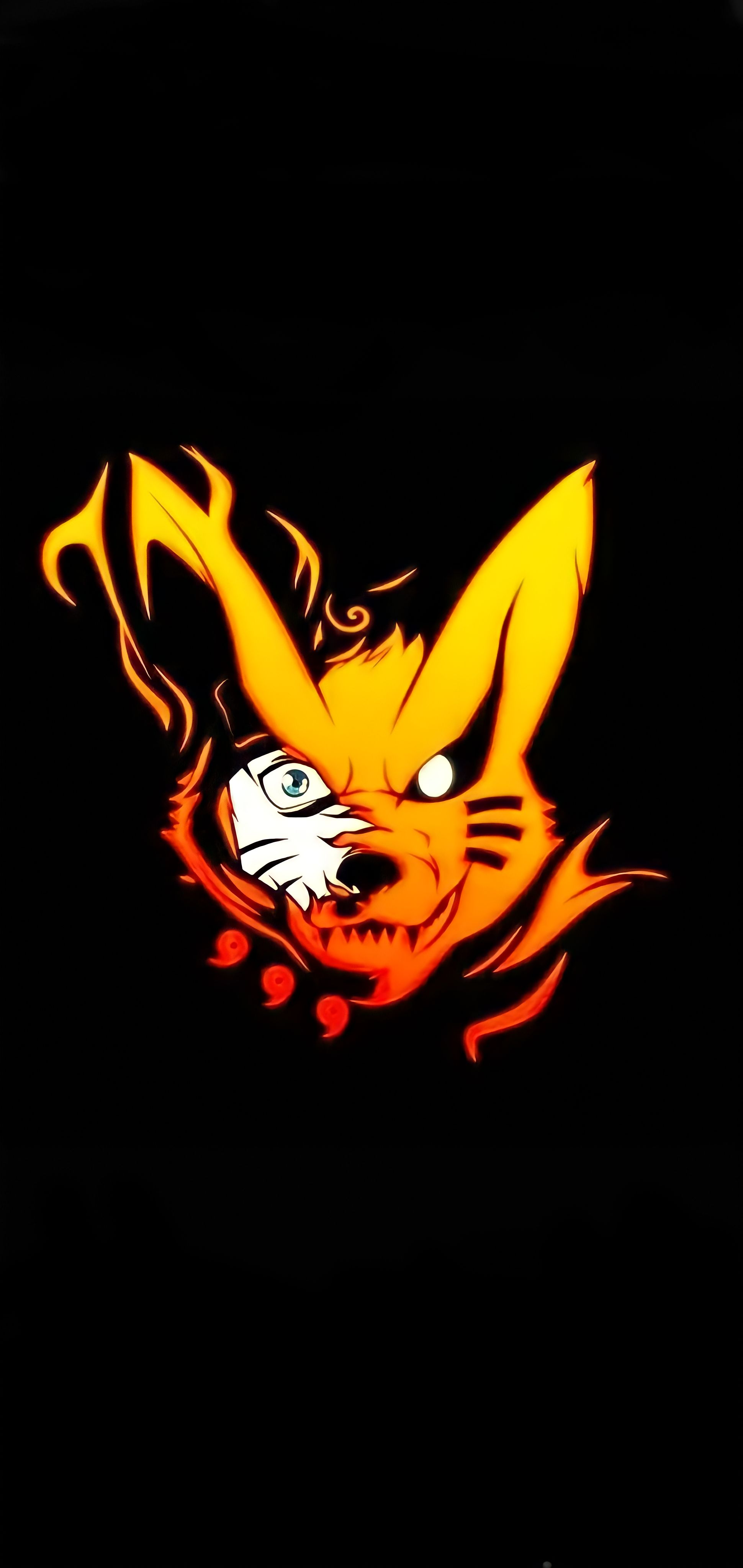 Naruto Kurama Glowing Face - naruto wallpaper for OpersCraft