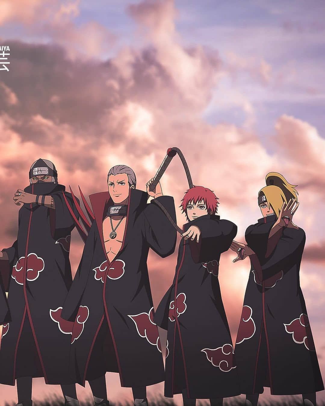 Akatsuki Sunset Silhouette - anime wallpaper for OpersCraft