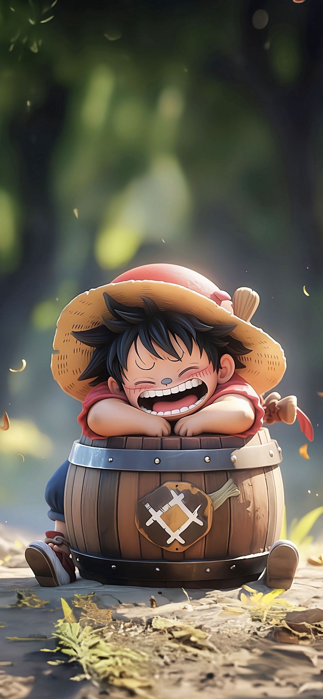 Luffy Barrel Joy - anime wallpaper for OpersCraft