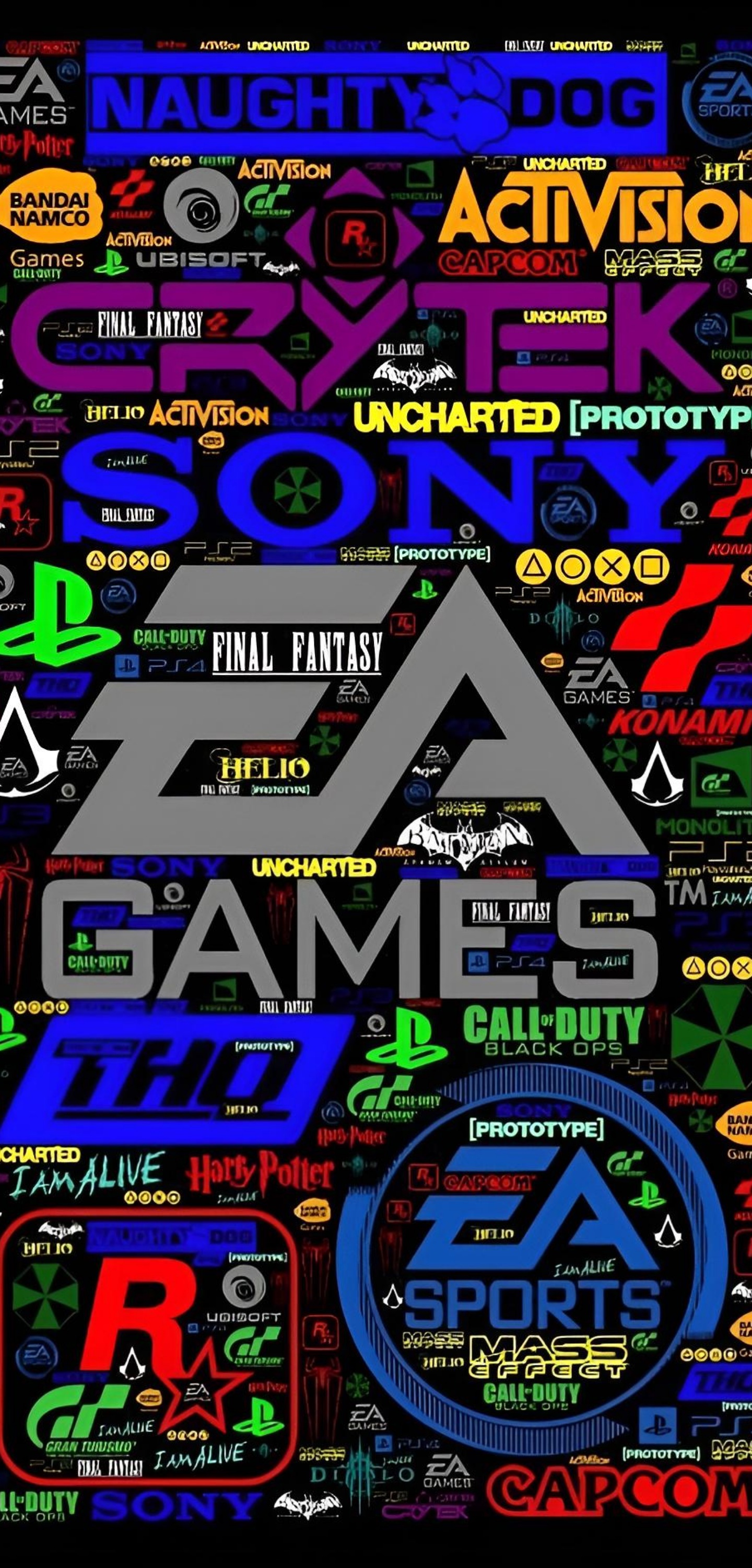 Ultimate Gaming Logo Collage - games wallpaper for OpersCraft