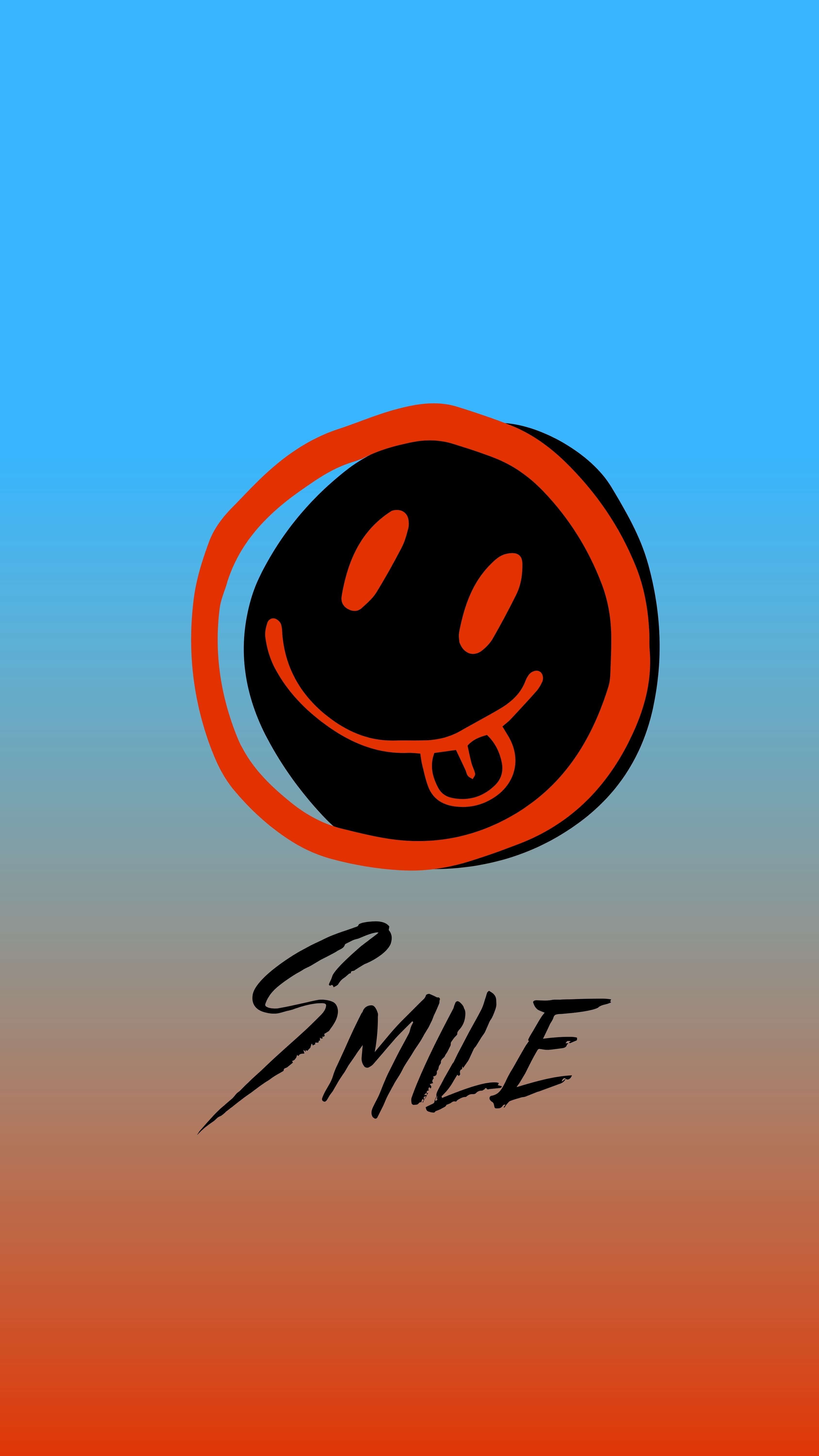 Playful Red Smile Wallpaper - emoji wallpaper for OpersCraft